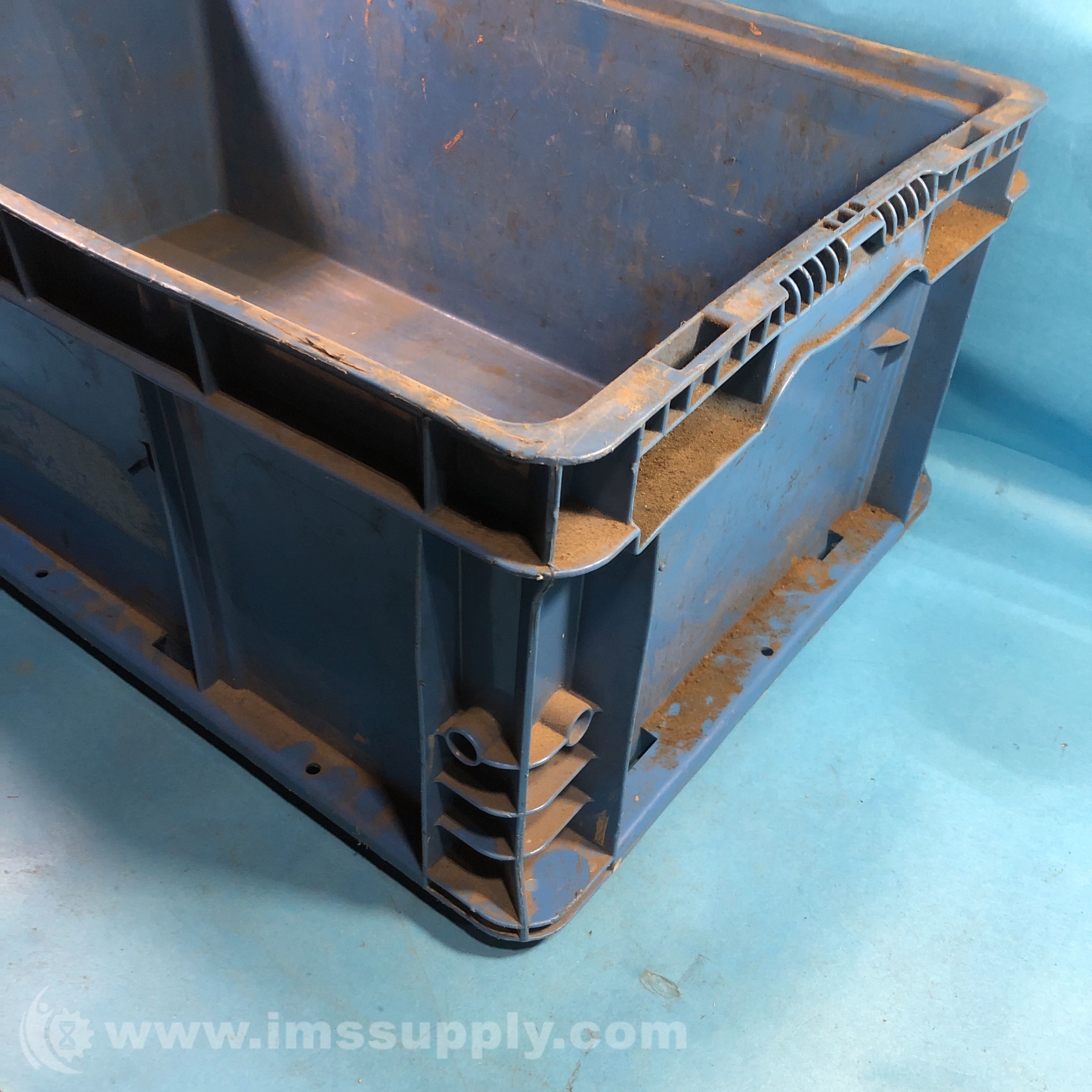 Orbis NSO2415-9 Blue Stackpack Storage Container, 24 x 15 x 9 - IMS Supply