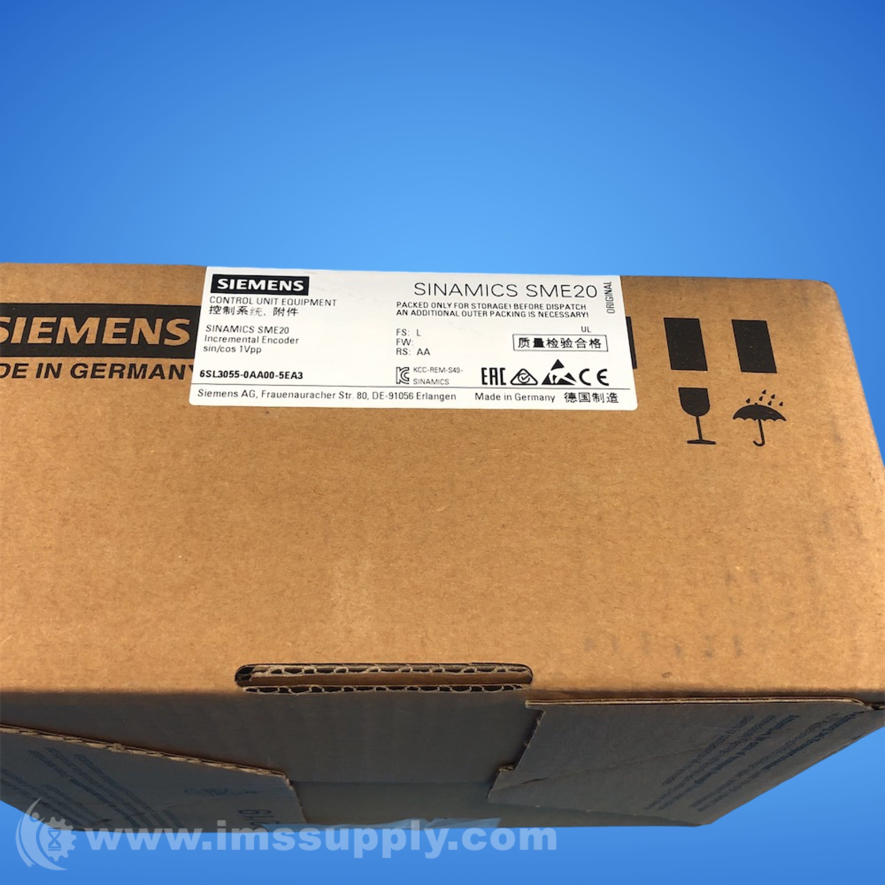 Siemens 6SL3055-0AA00-5EA3 Sensor Module - IMS Supply