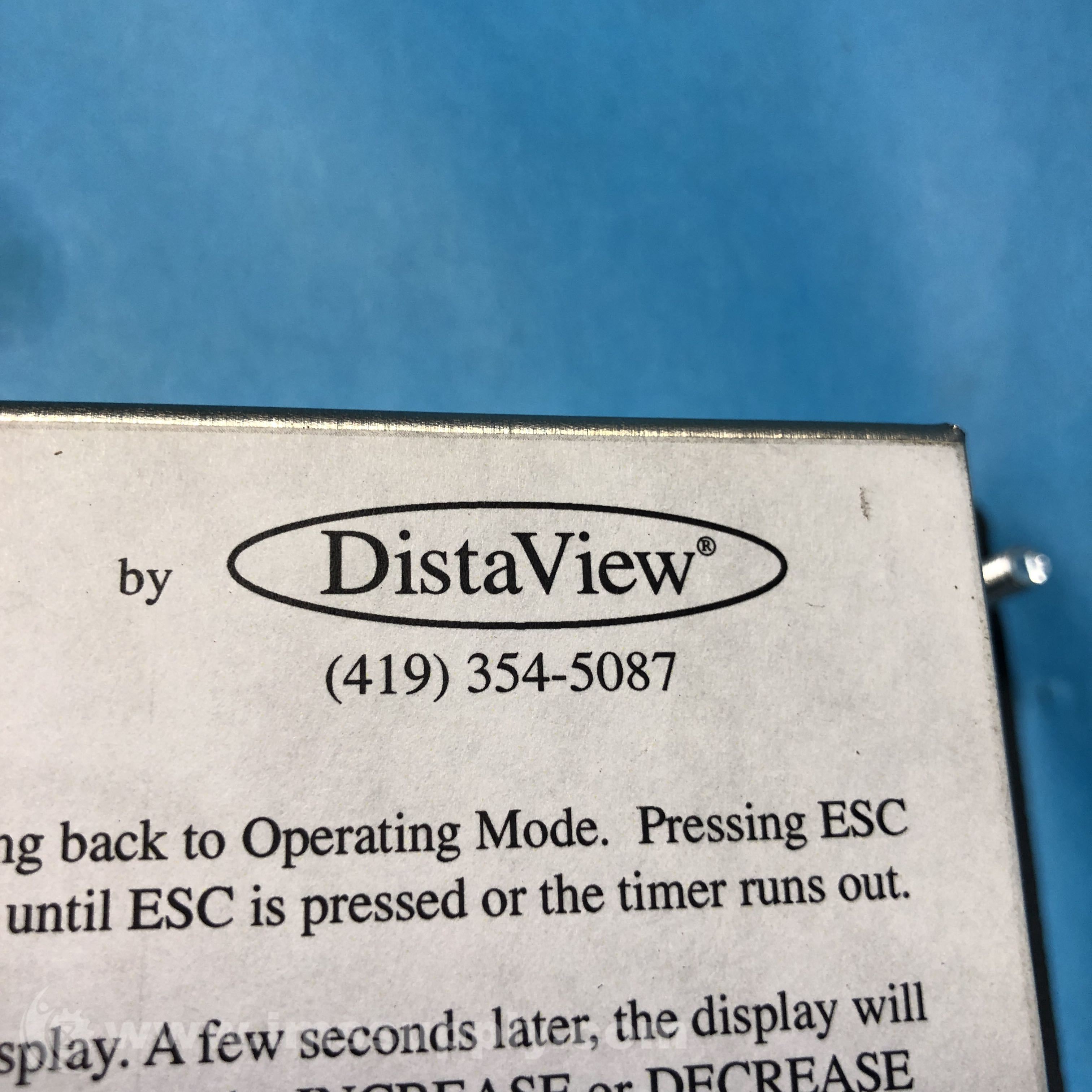 DistaView MU01E024I-LQV Liquavision Level Control Panel - IMS Supply