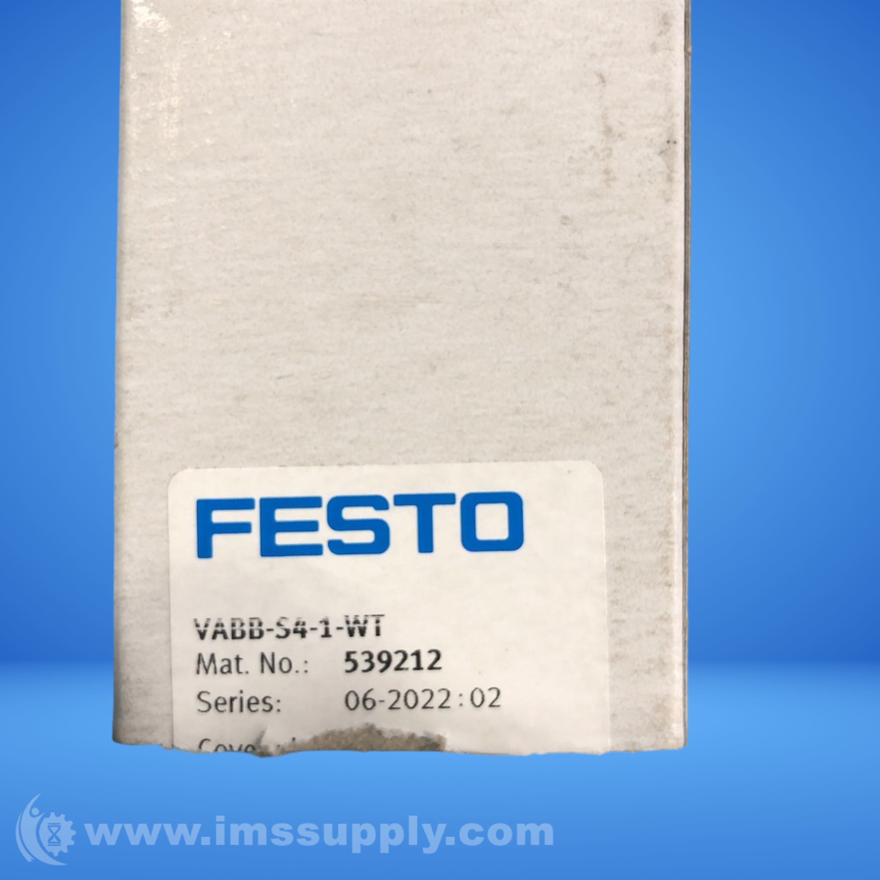 Festo VABB-S4-A-WT Cover Plate - IMS Supply