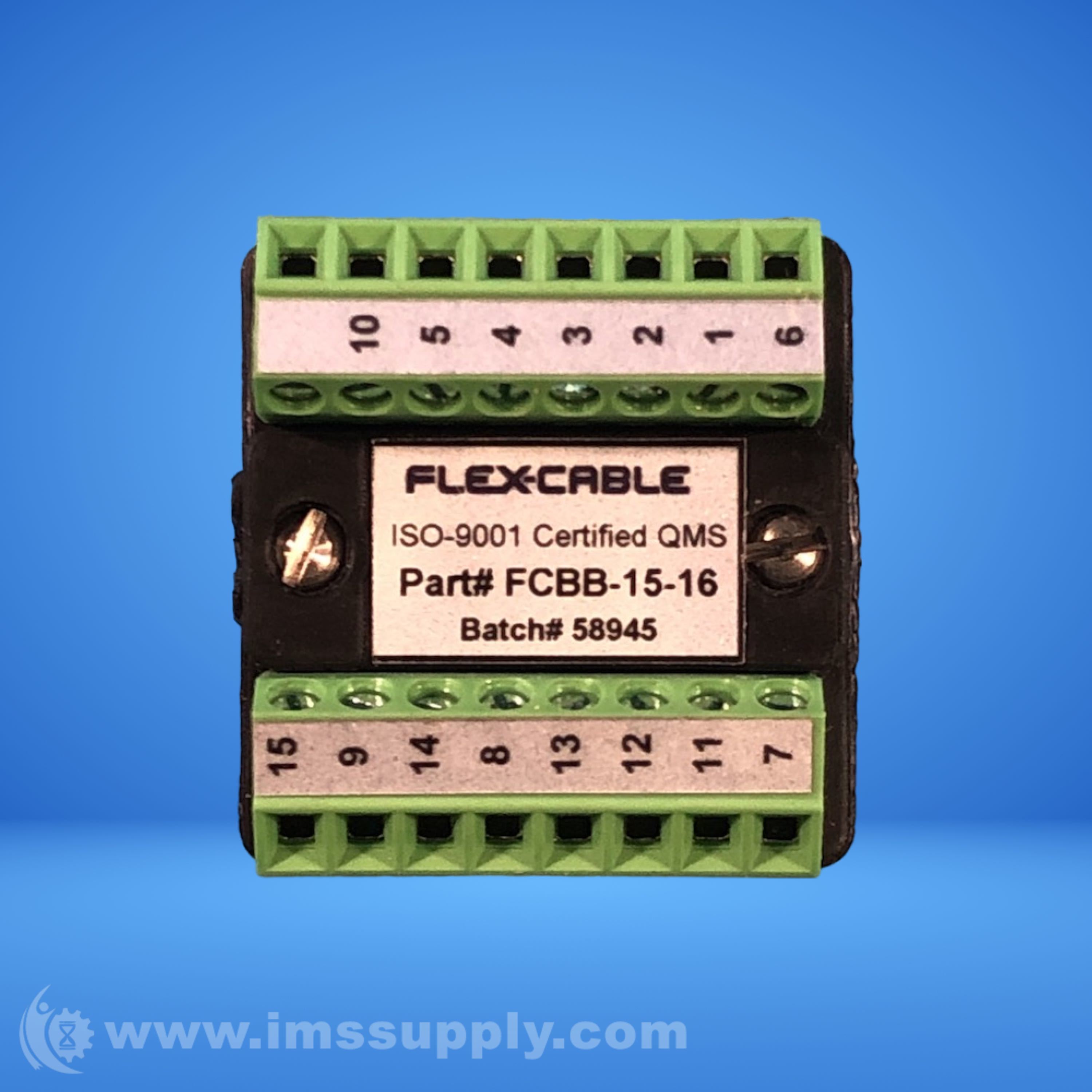 FLEX CABLE FCBB-15-16 Breakout Box, ISO-9001 Certified QMS - IMS Supply