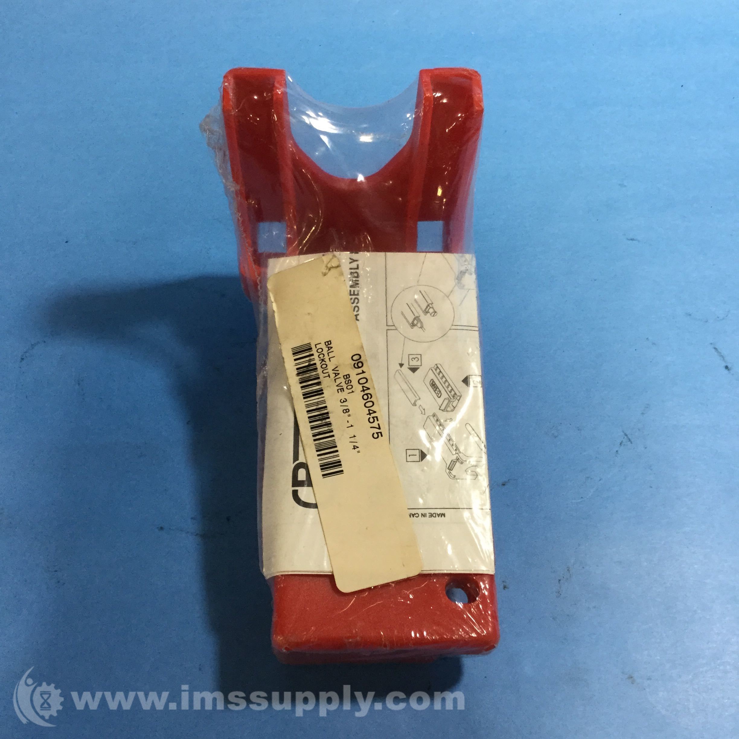 Honeywell BS01 North Safety Bs01 Red Ball Valve Lockout IMS Supply