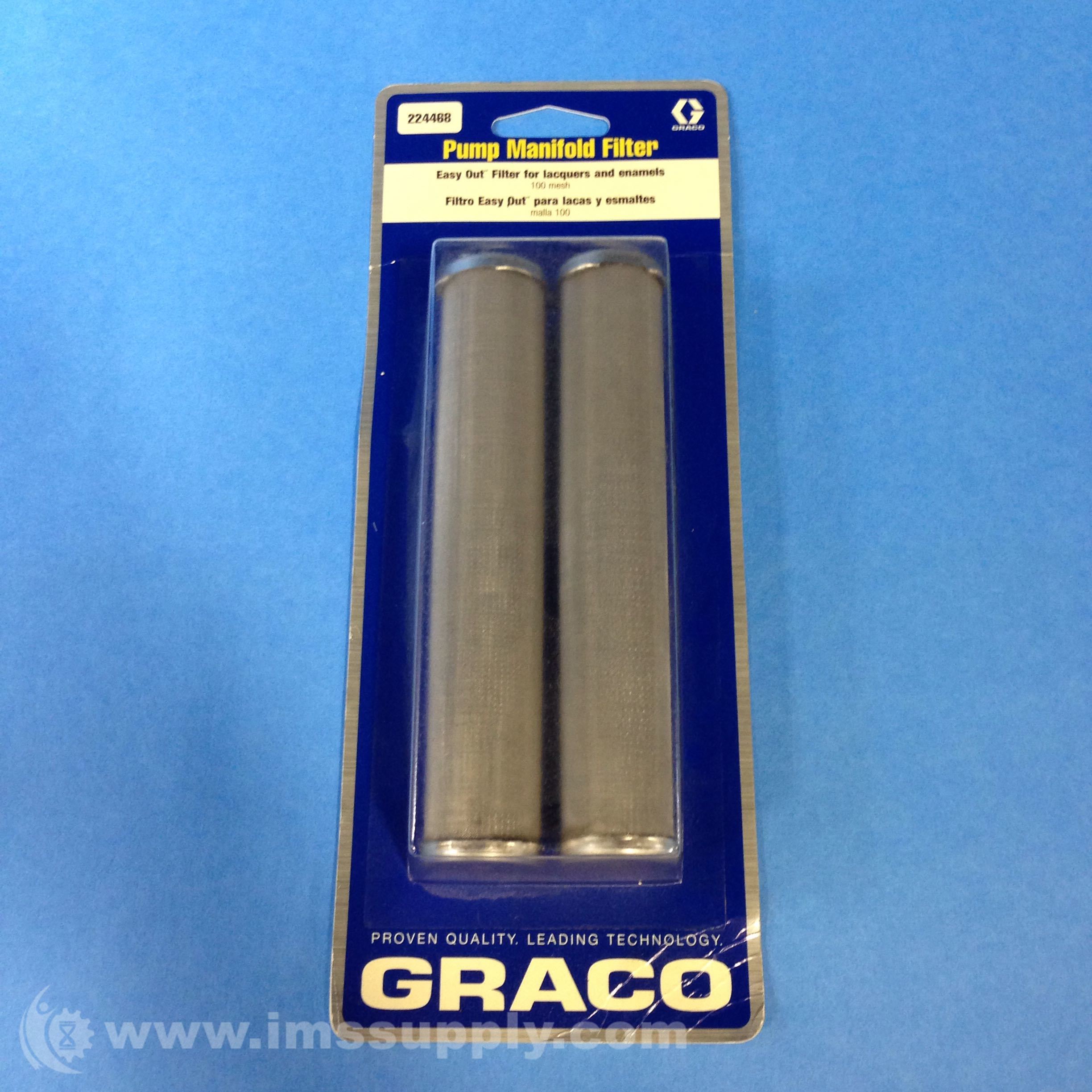 Graco 224468 100 Mesh Long Standard Enamel Manifold Filter