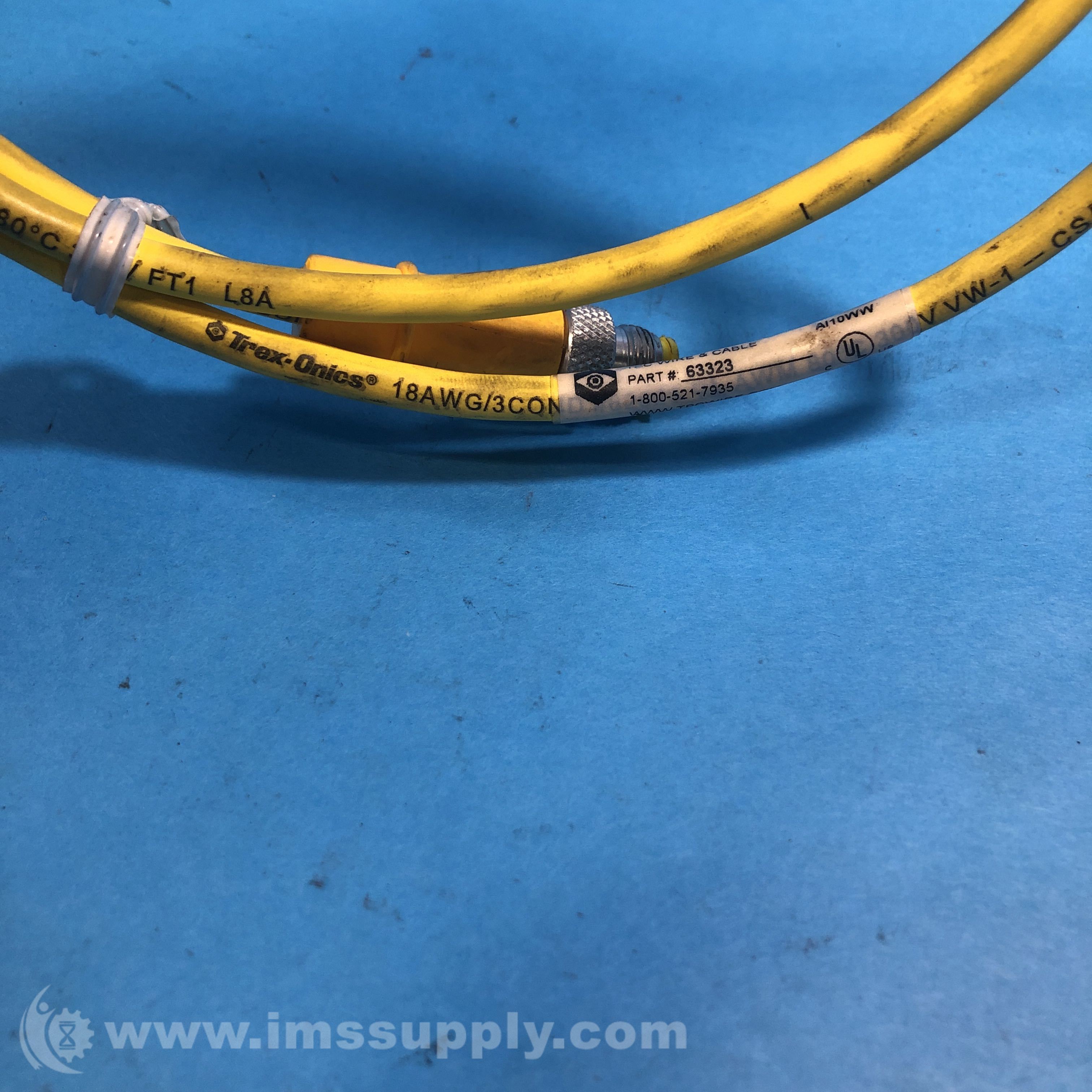 Tpc Wire & Cable 63323 Trex-Onics Micro Quick Connect Cable, 1M - IMS ...