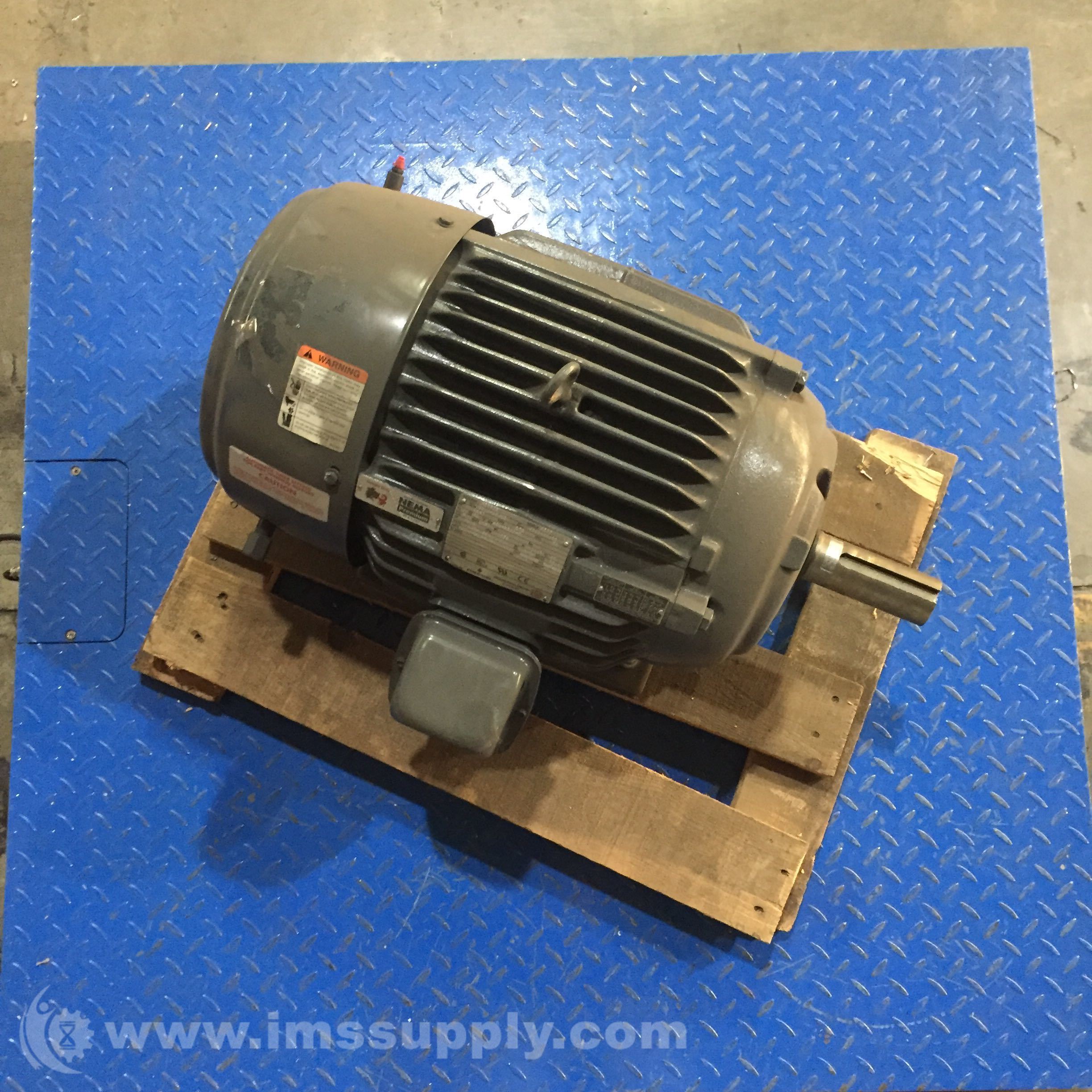 Emerson H30P2B Electric Motor, 30 HP, 1775 RPM, 230/460V IMS Supply
