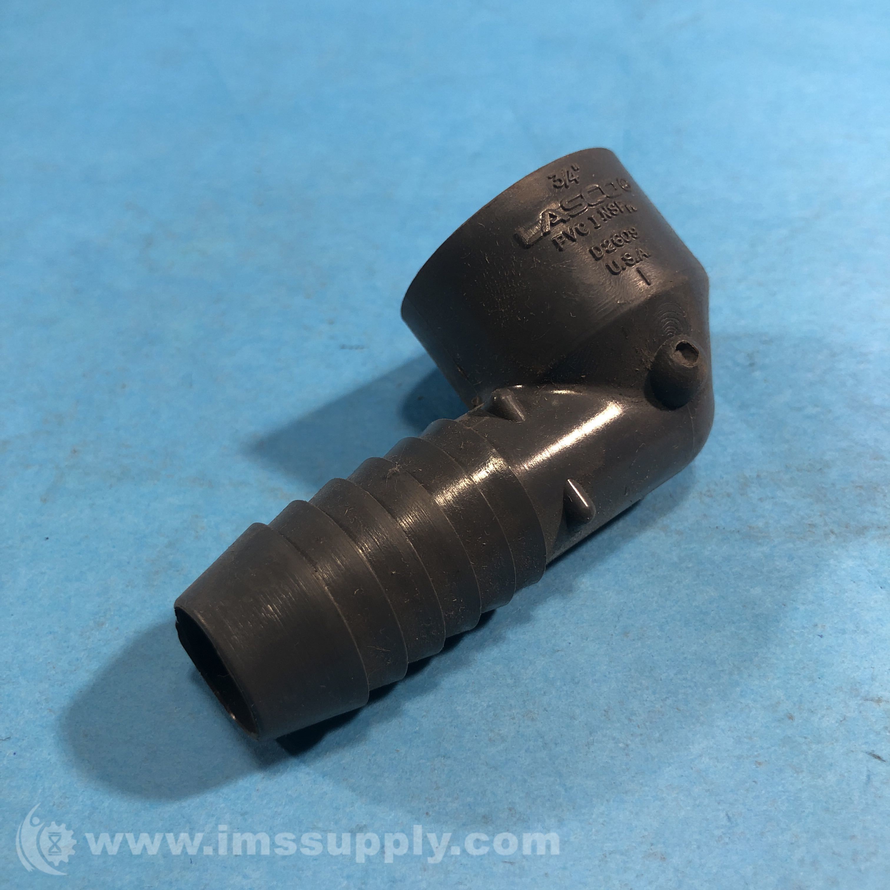 Lasco D2609 3/4" 90 Degree Insert x FNPT, PVC Pipe Elbow IMS Supply