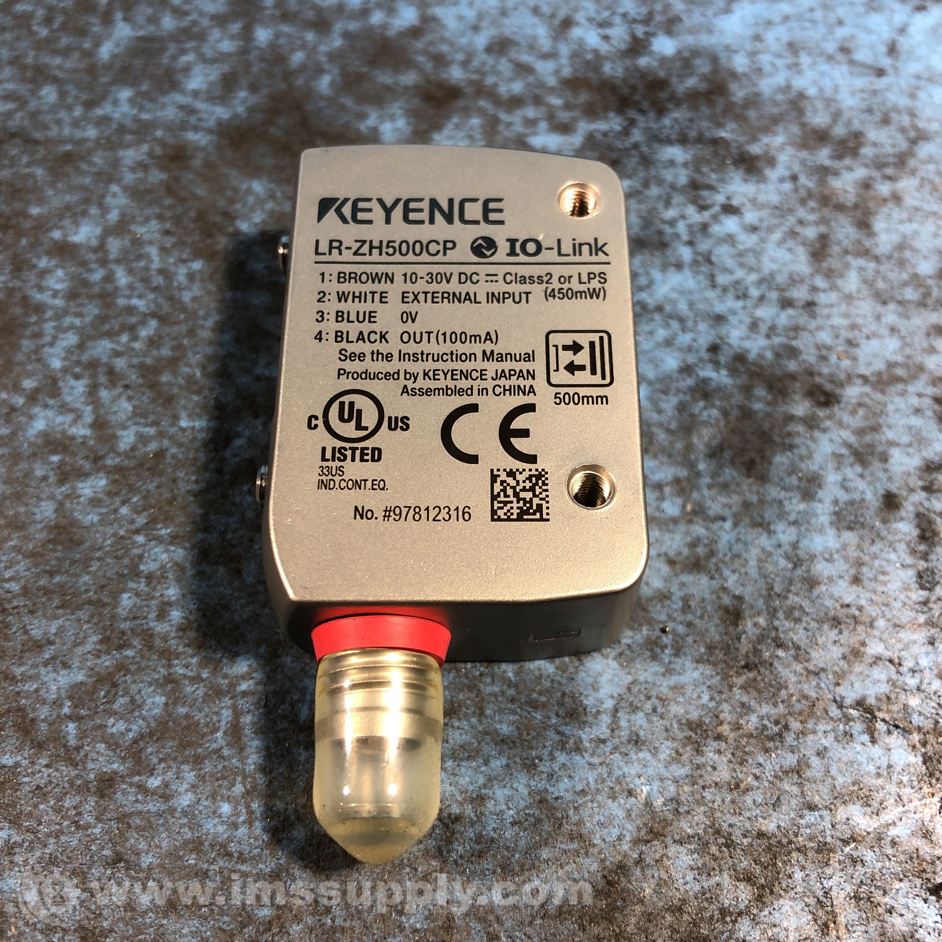 Keyence LRZH500CP IOLink Rectangular Photoelectric Sensor IMS Supply