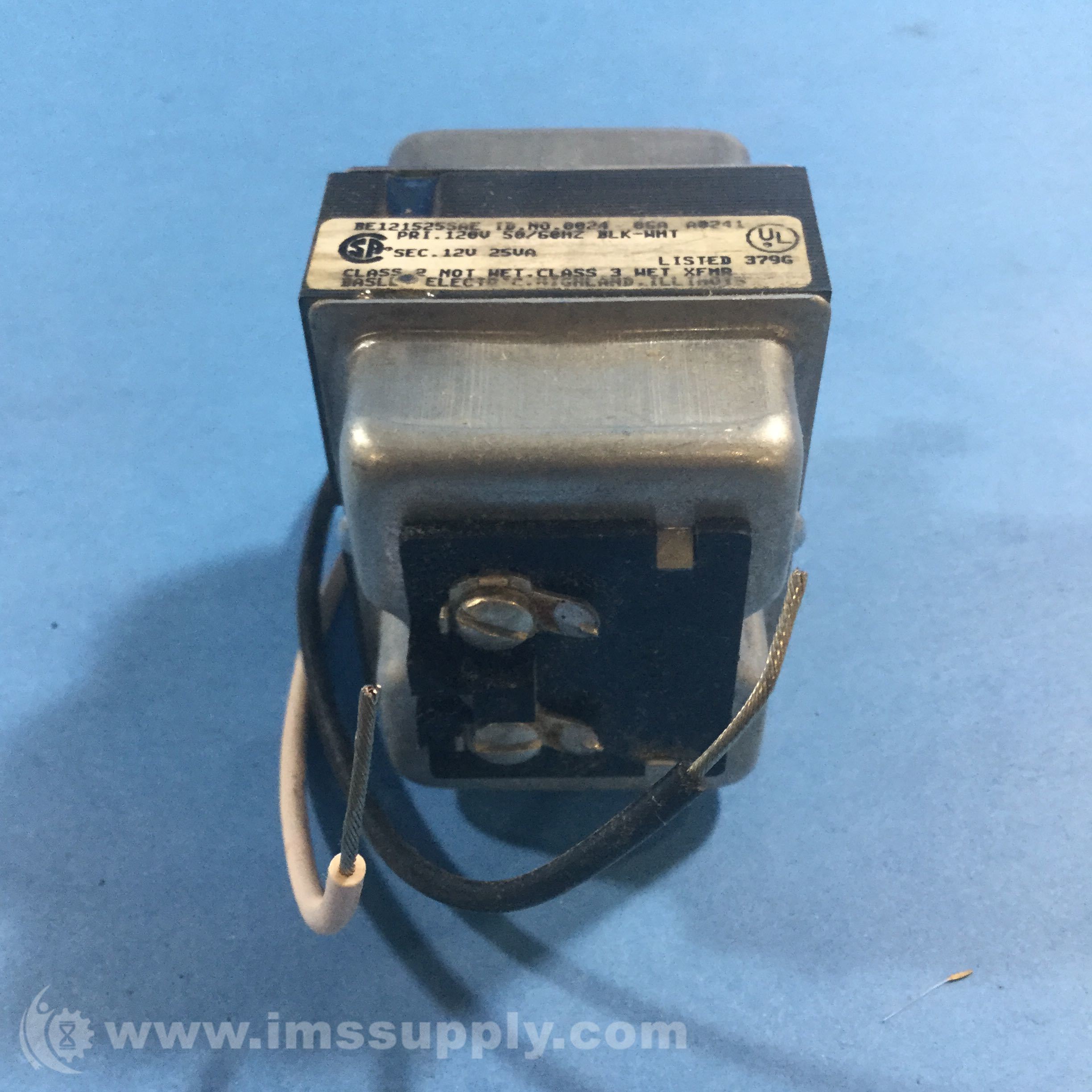 Basler Electric BE121525SAE Transformer, 120V 50/60HZ Class 2 IMS Supply