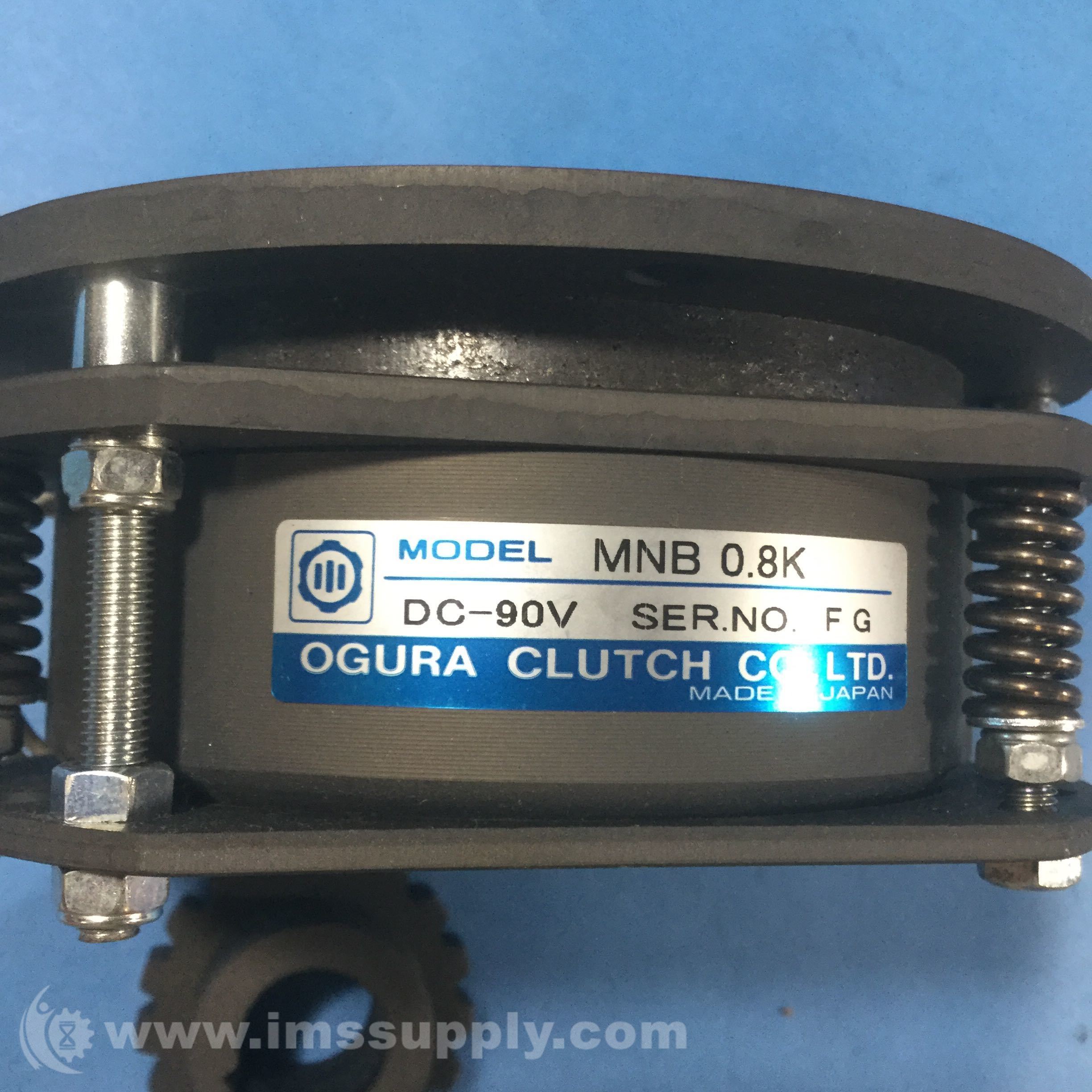 Ogura Clutch MNB 0.8K Electric Clutch, 90 VDC IMS Supply