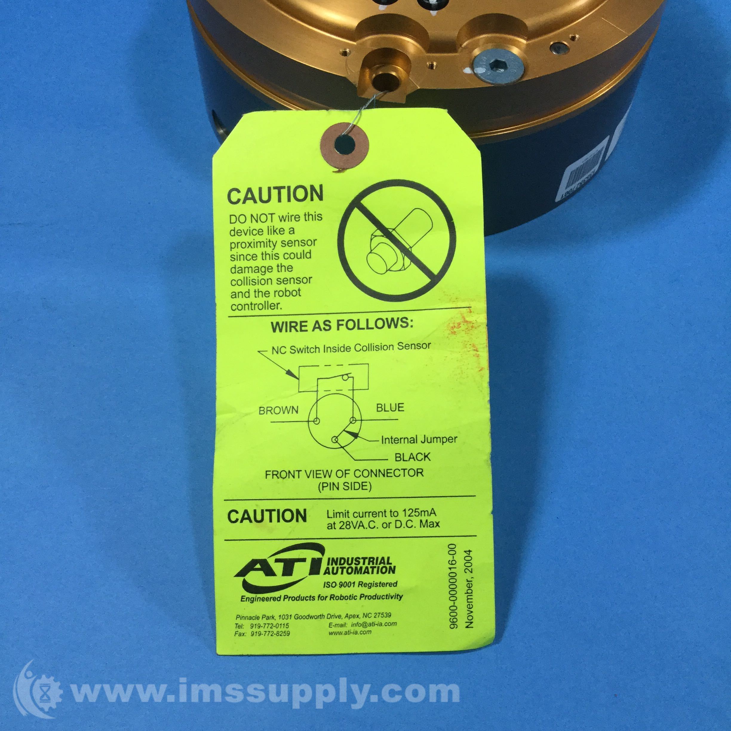 Ati 9600 60 0004 Revision 2 Protector Robot Collision Protection