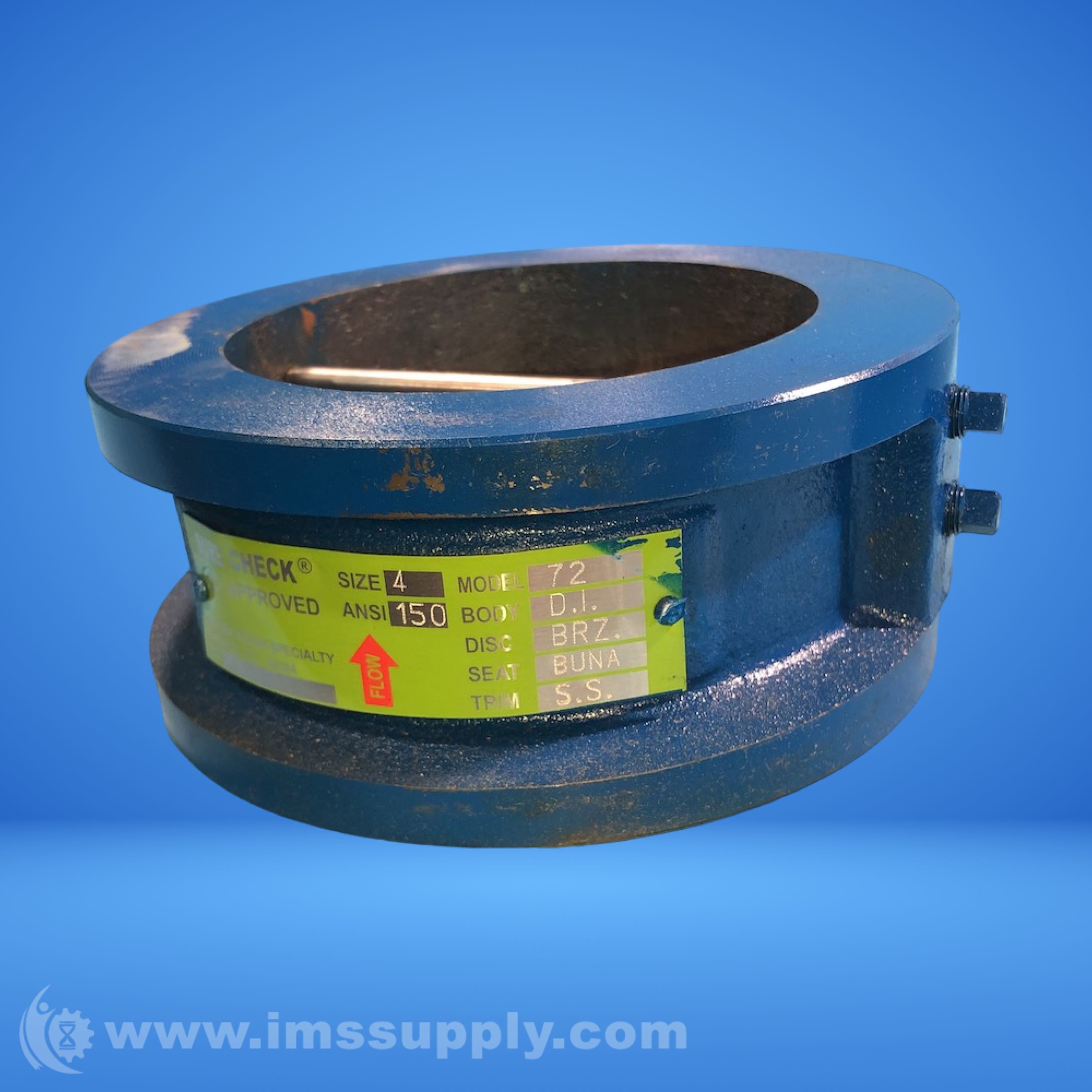 Mueller Sure Check 72 Size 4 Carbon Steel Check Valve - IMS Supply