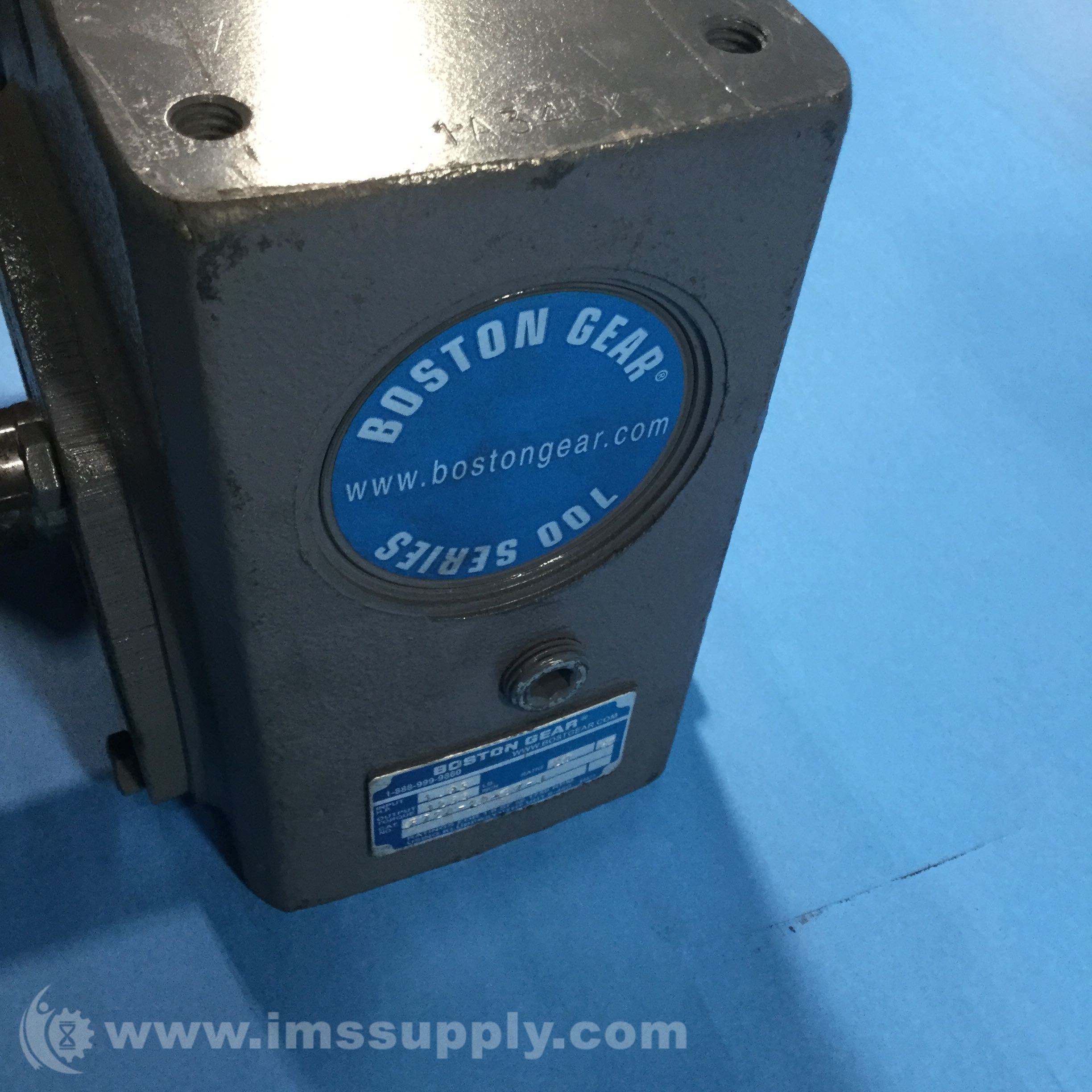 Boston Gear F72420B7J Right Angle Worm Gear Speed Reducer IMS Supply