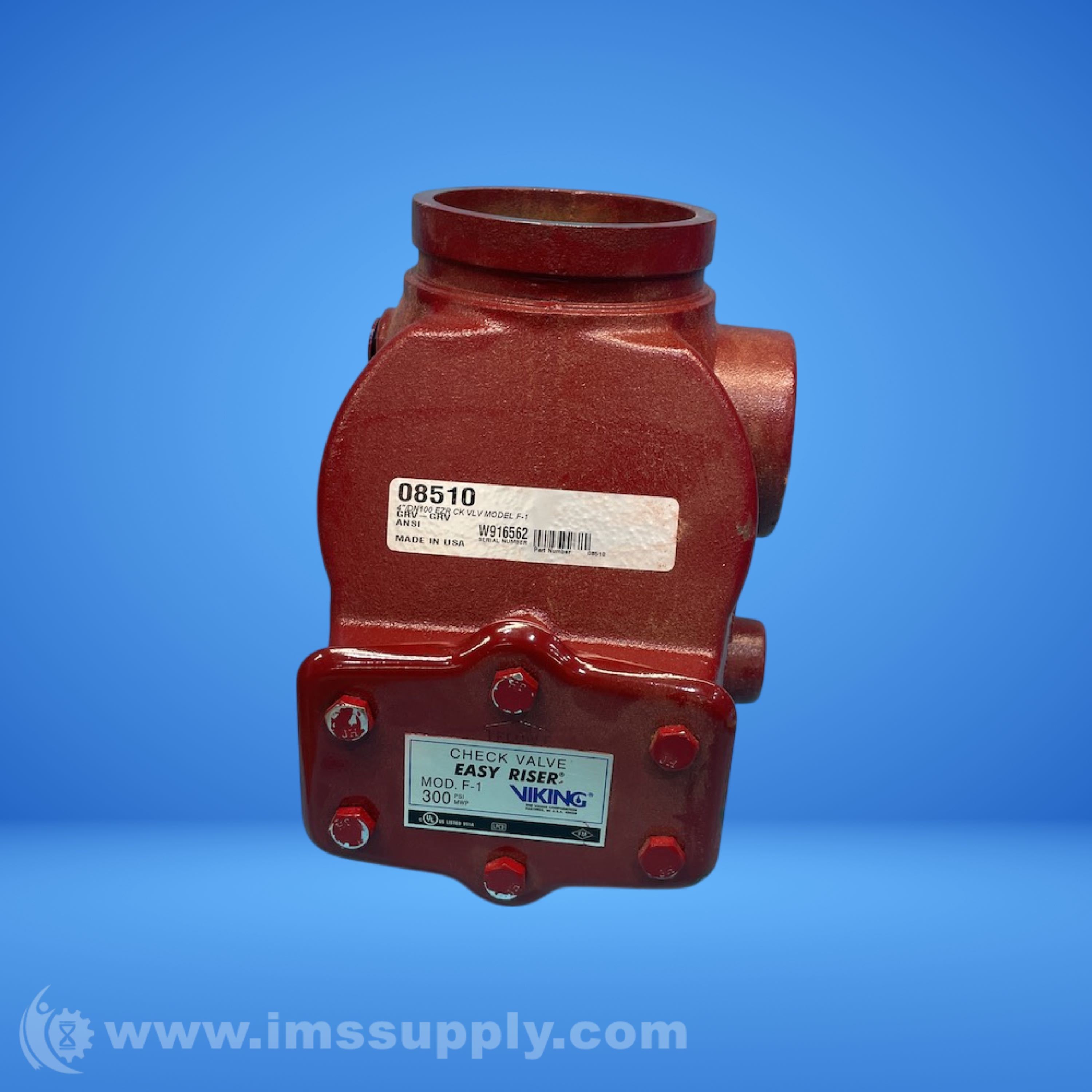 Viking 08510 4 inch EZ Easy Riser Check Valve - IMS Supply