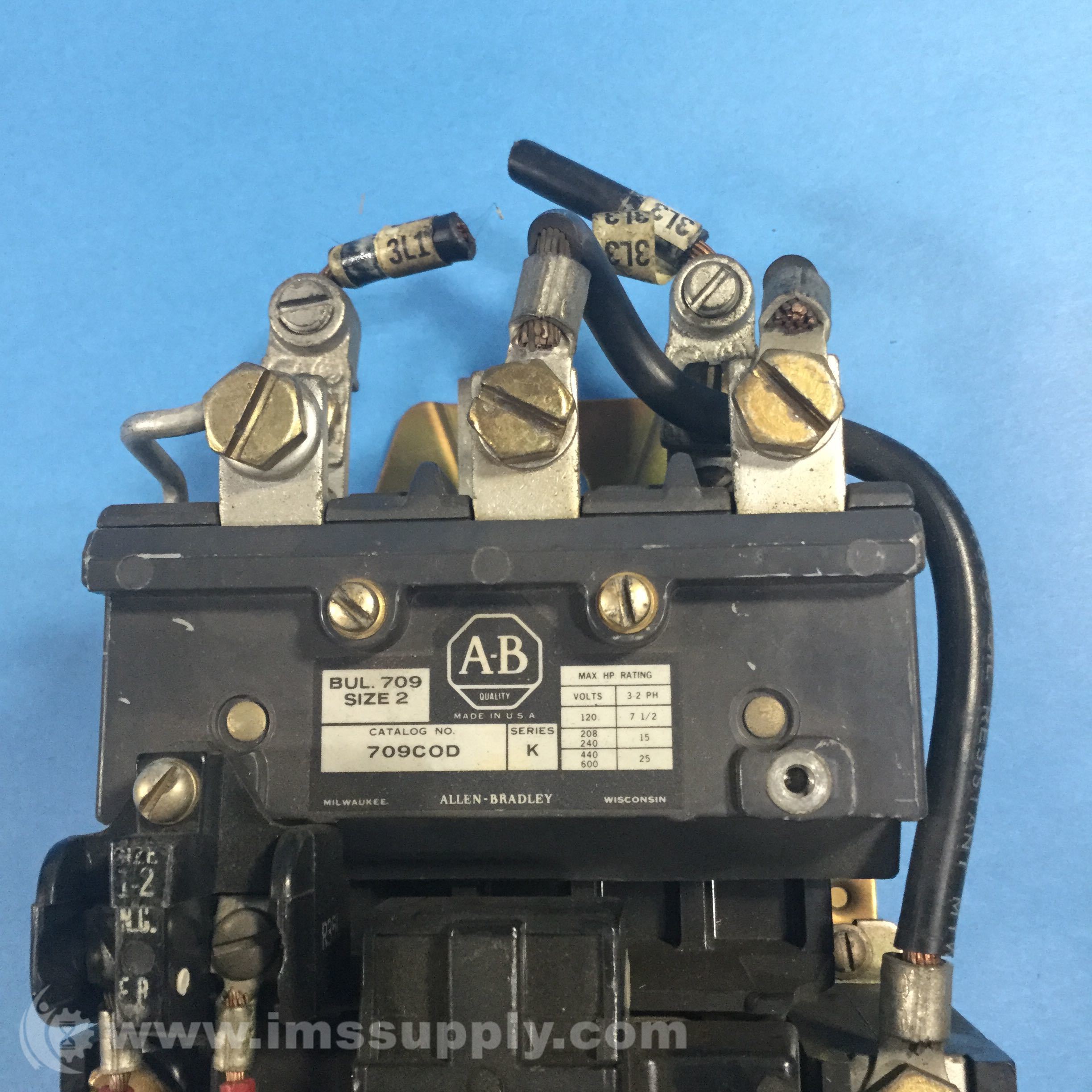 Allen Bradley 709-COD Series K Size 2 Motor Starter - IMS Supply