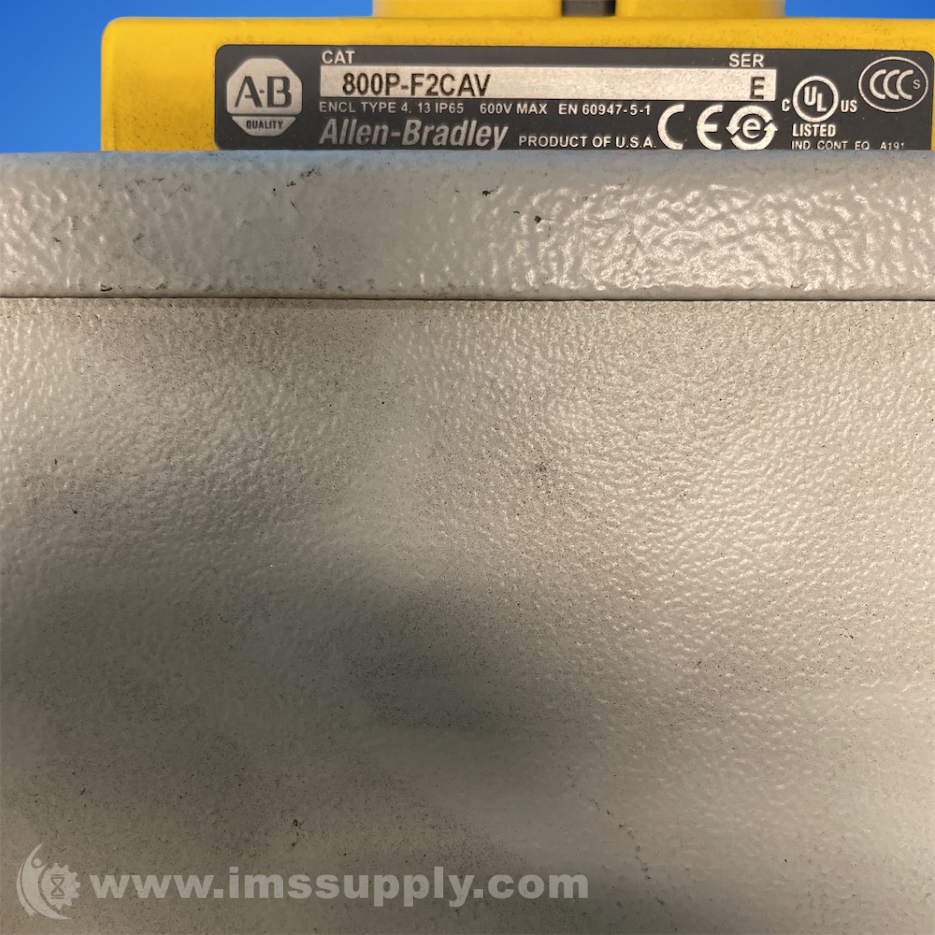Allen Bradley 800P-F2CAV Series E Pushbutton Switch Operator - IMS