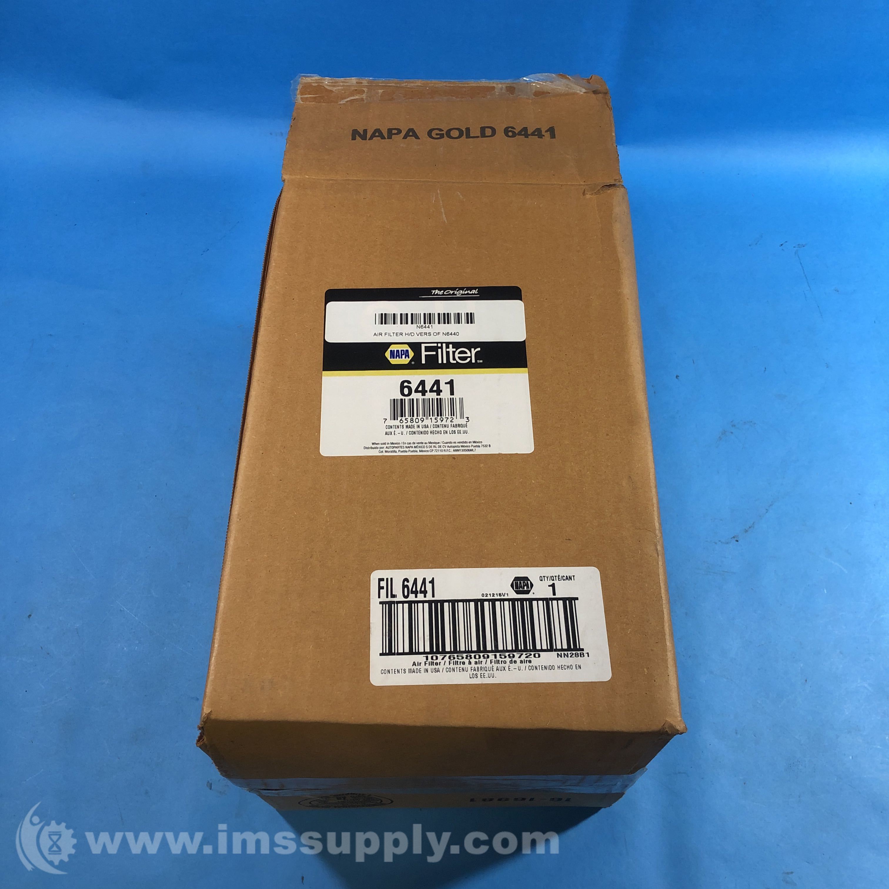 Napa 6441 NAPA Gold Air Filter IMS Supply
