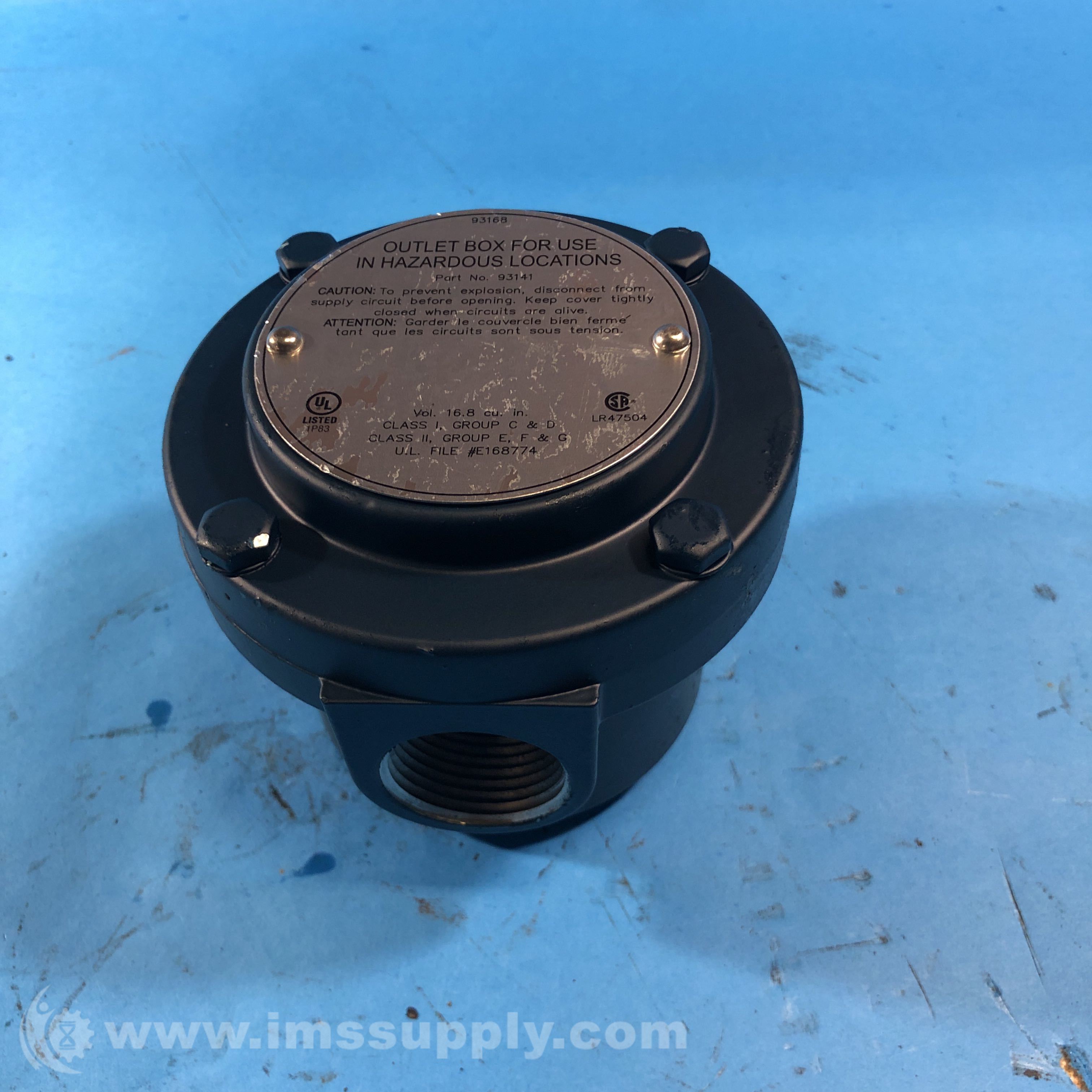 Crouse-Hinds 93141 Outlet Box - IMS Supply