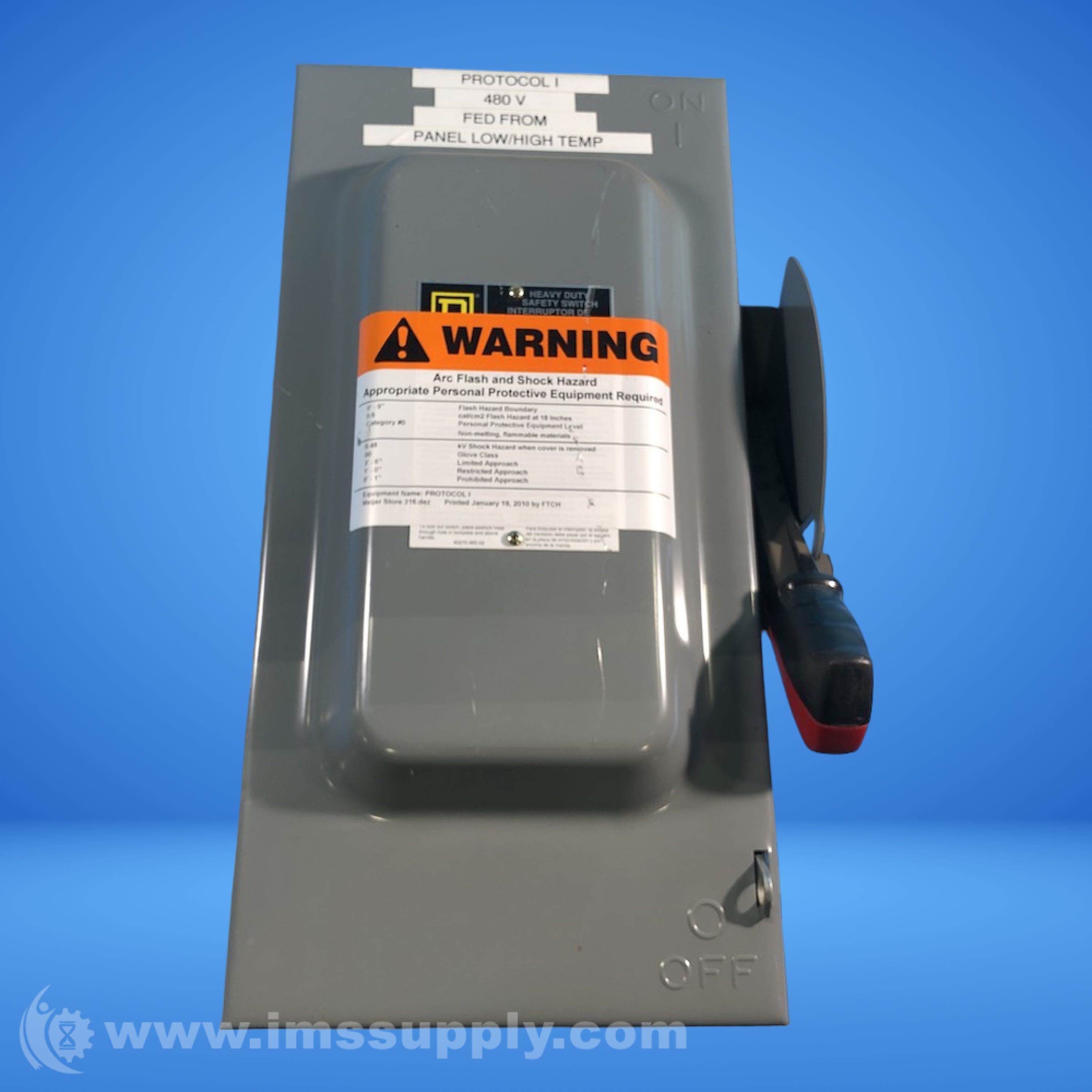 Square D HU362 Safety Switch IMS Supply