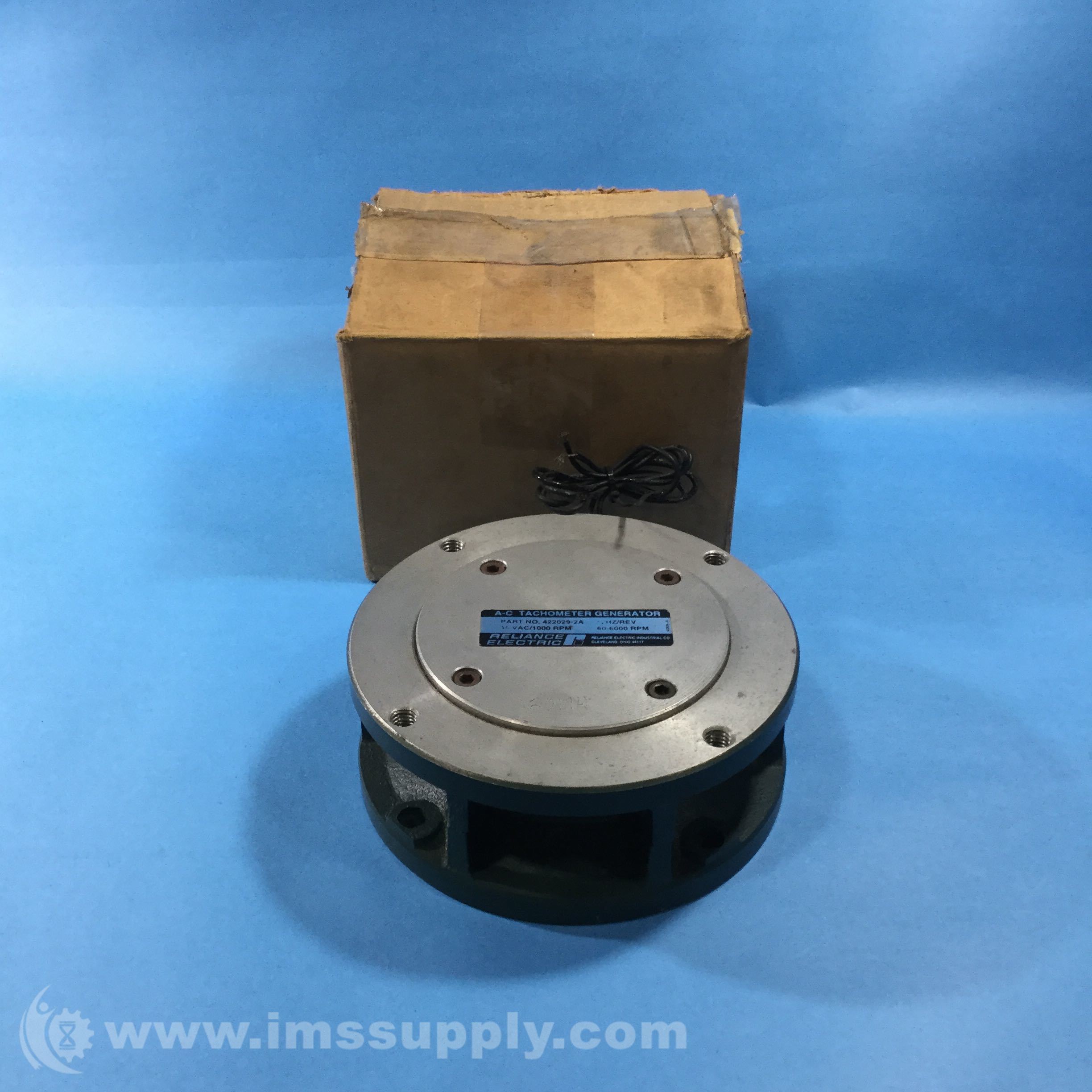 Reliance Electric 4220292A AC Tachometer Generator IMS Supply