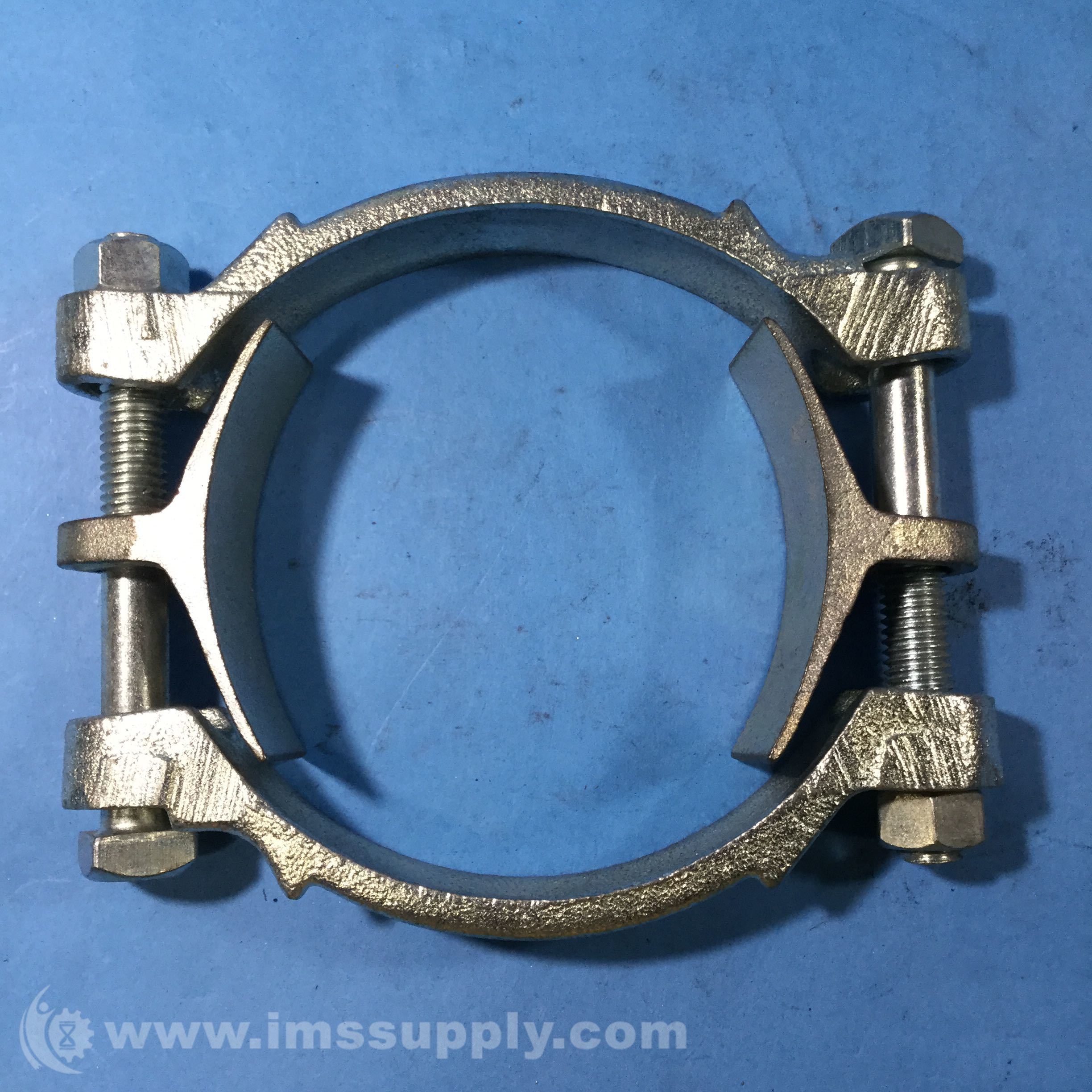 Dixon 525 2Bolt Clamp with Saddles, 416/64 to 460/64 in Hose IMS