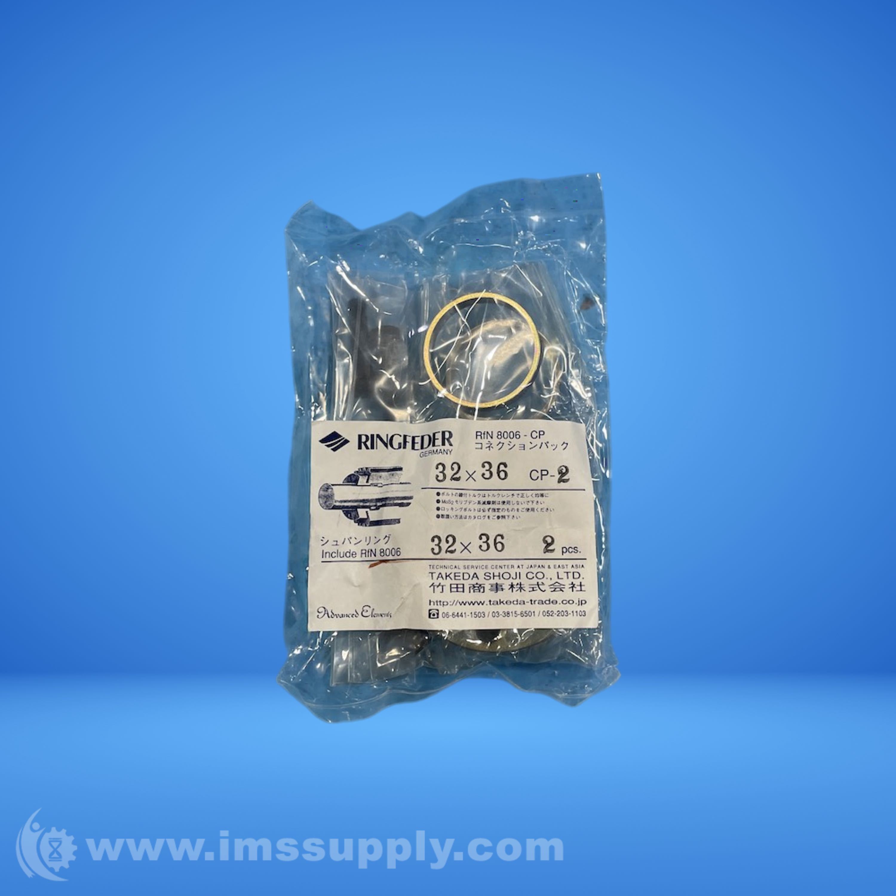 TAKEDA RFN 8006-CP Ringfeder Locking Elements Kit - IMS Supply