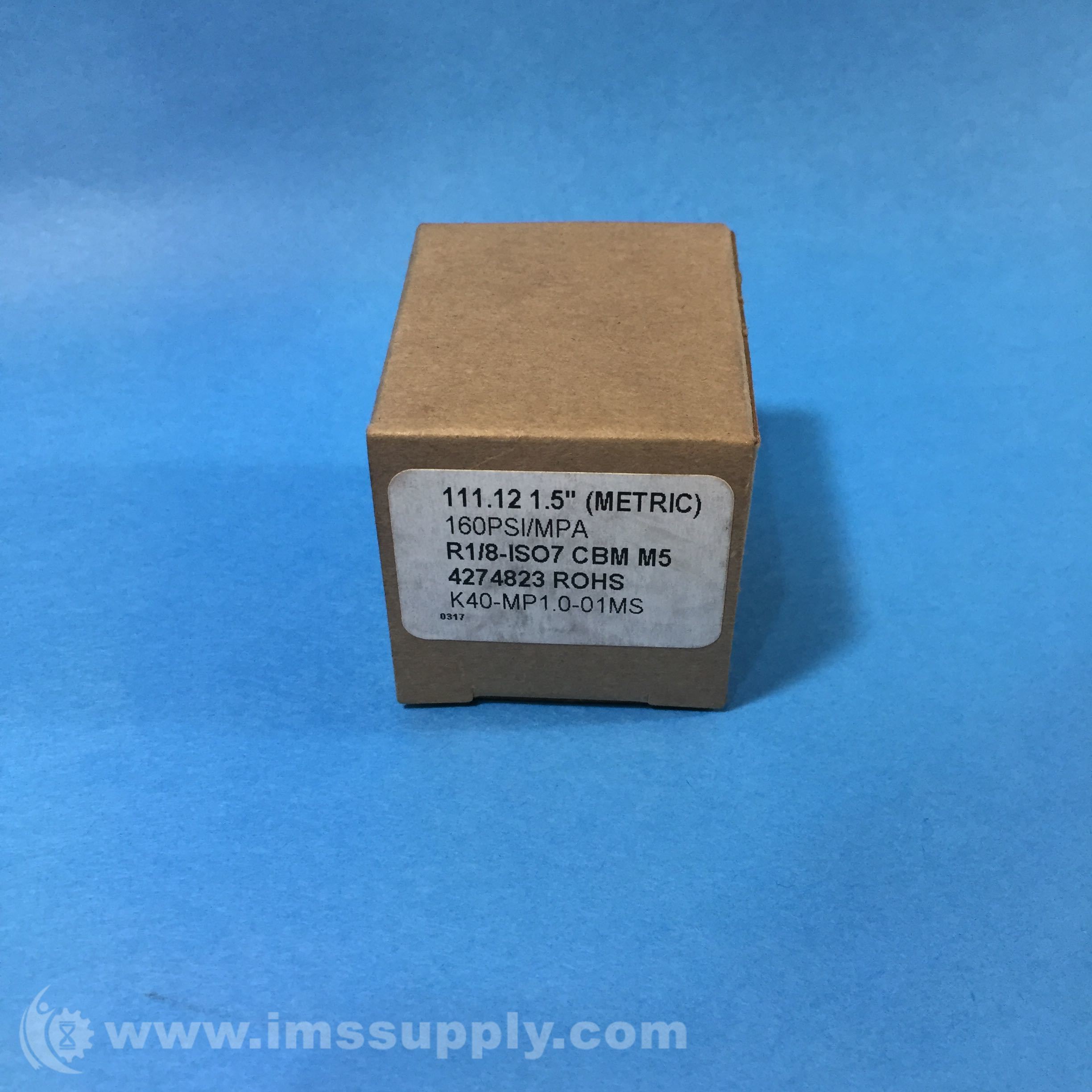 SMC R1/8-ISO7 CBM M5 Pressure Gauge - IMS Supply