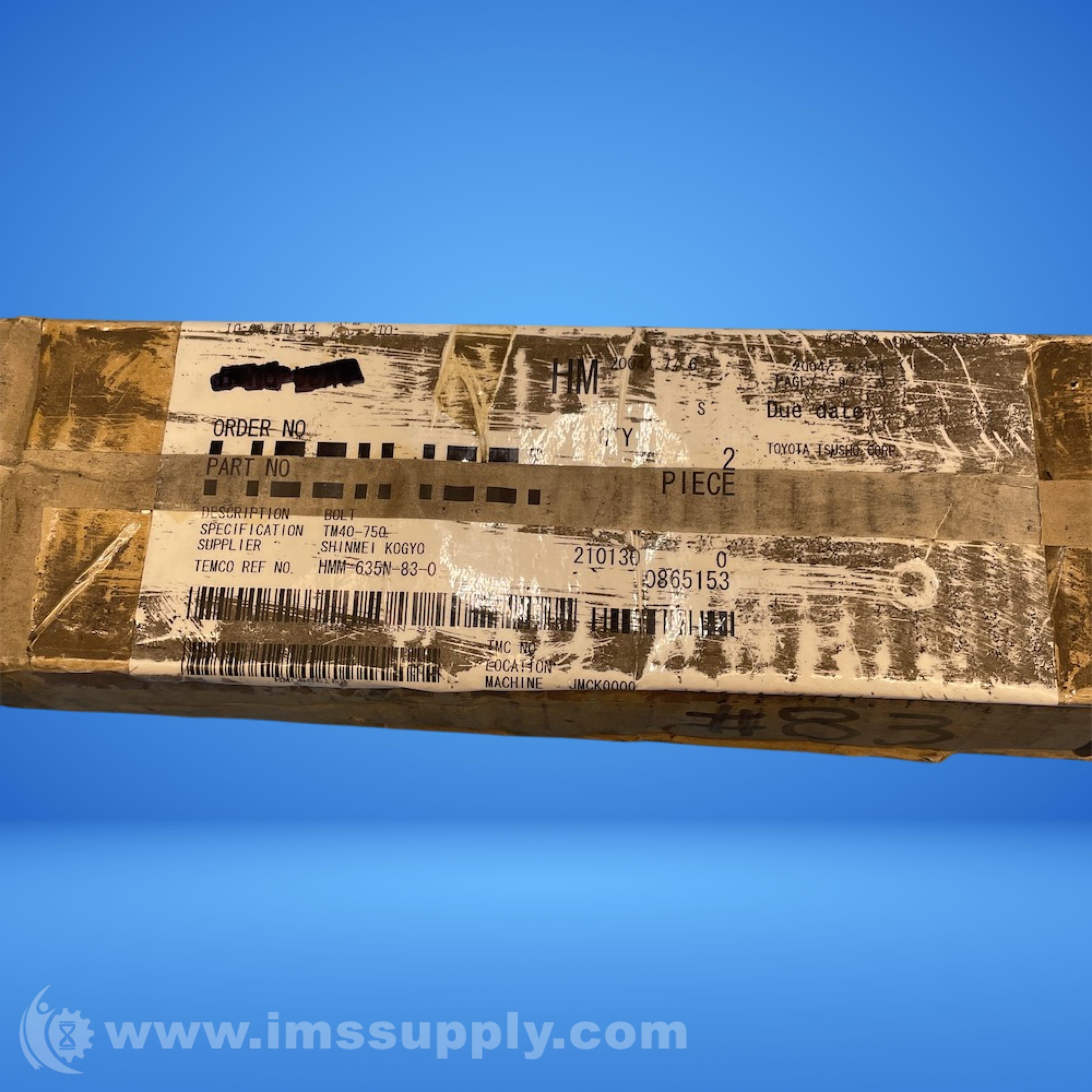 Temco TM40-750 Threaded Rod Box of 2 - IMS Supply