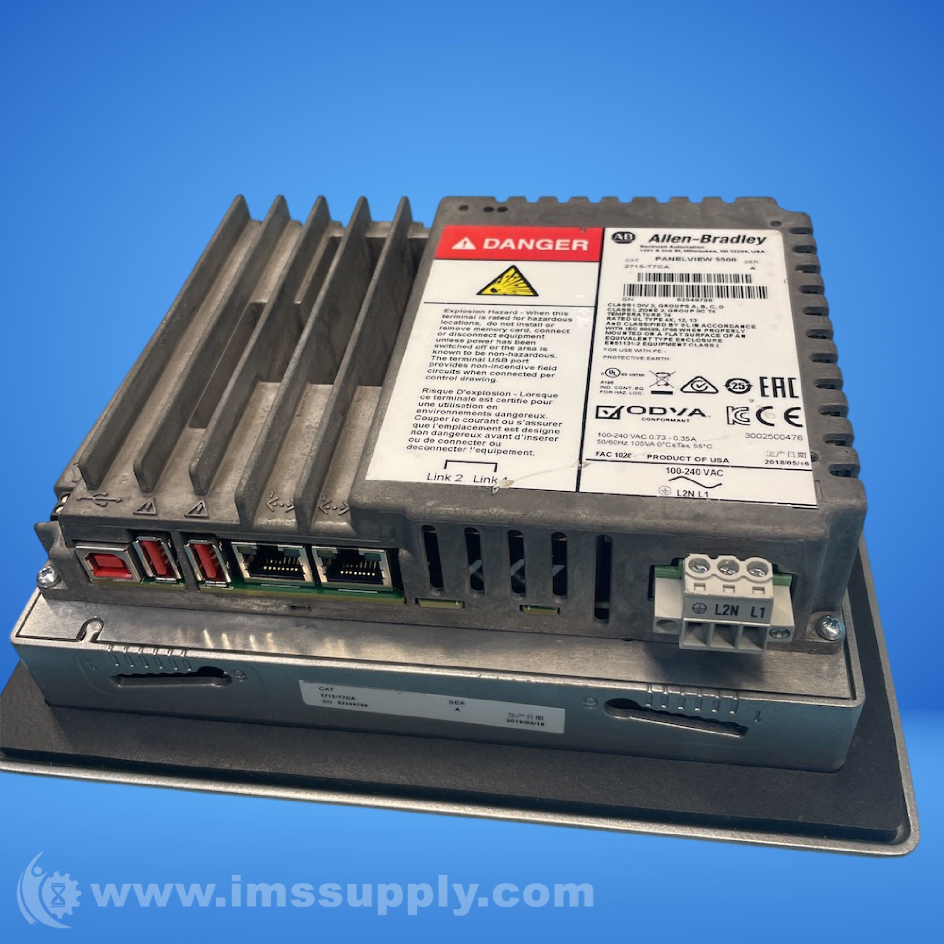 Allen Bradley 2715-T7CA PanelView 5500 HMI Display - IMS Supply