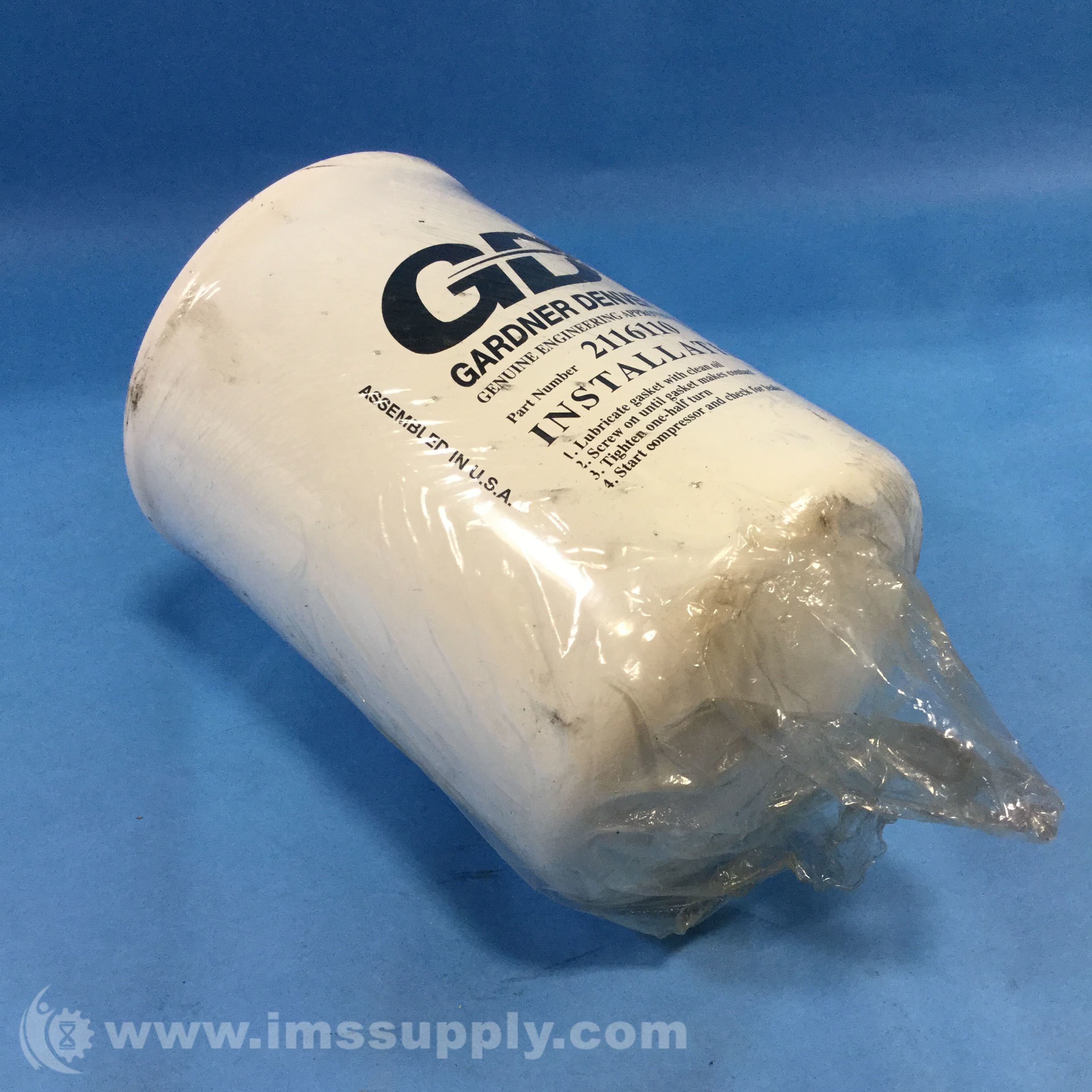 【名入れ無料】 Gardner Denver 2116110 Oil Filter Element - IMS Supply その他