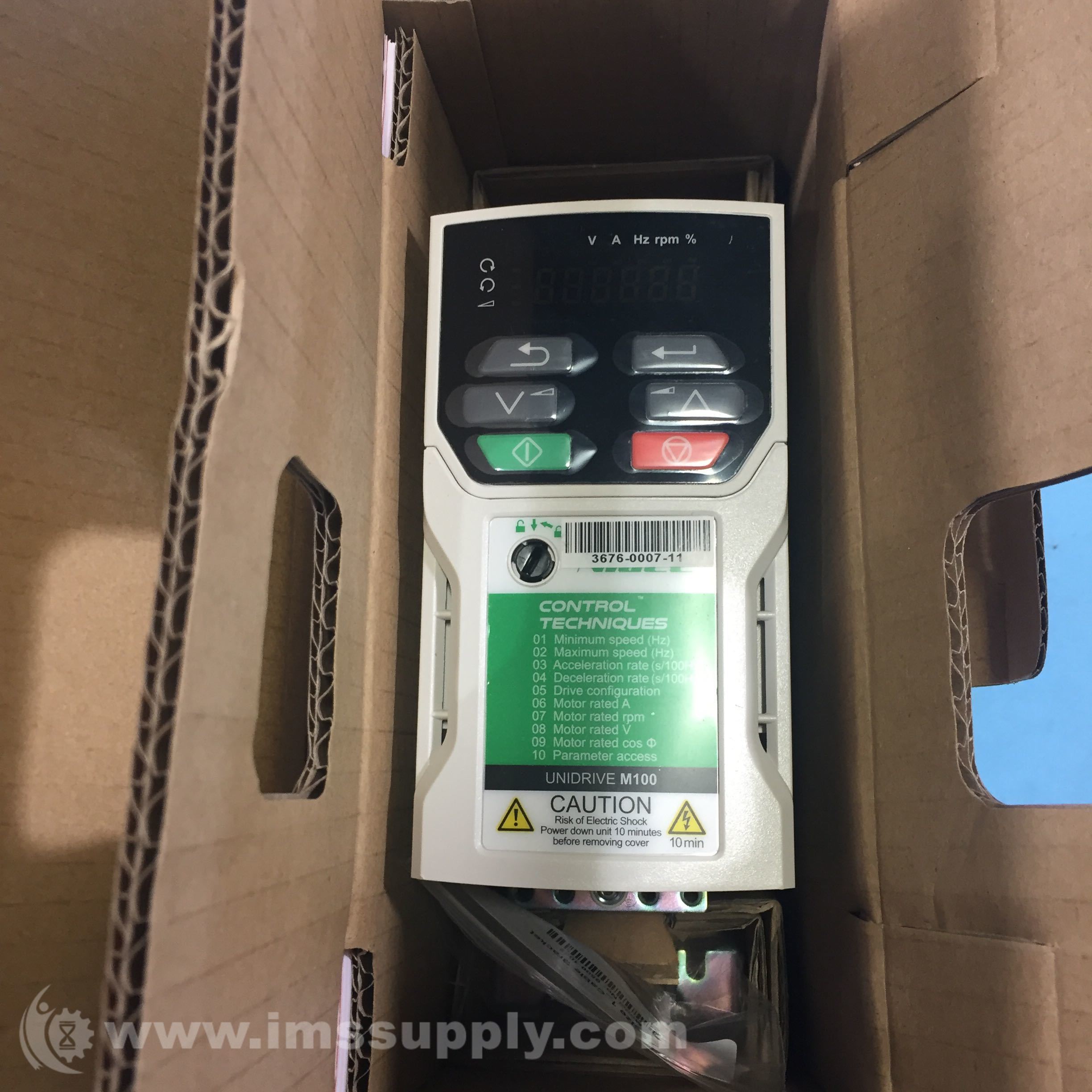 Control Techniques M100-012 00017 A101 01 AB100 AC Drive - IMS Supply