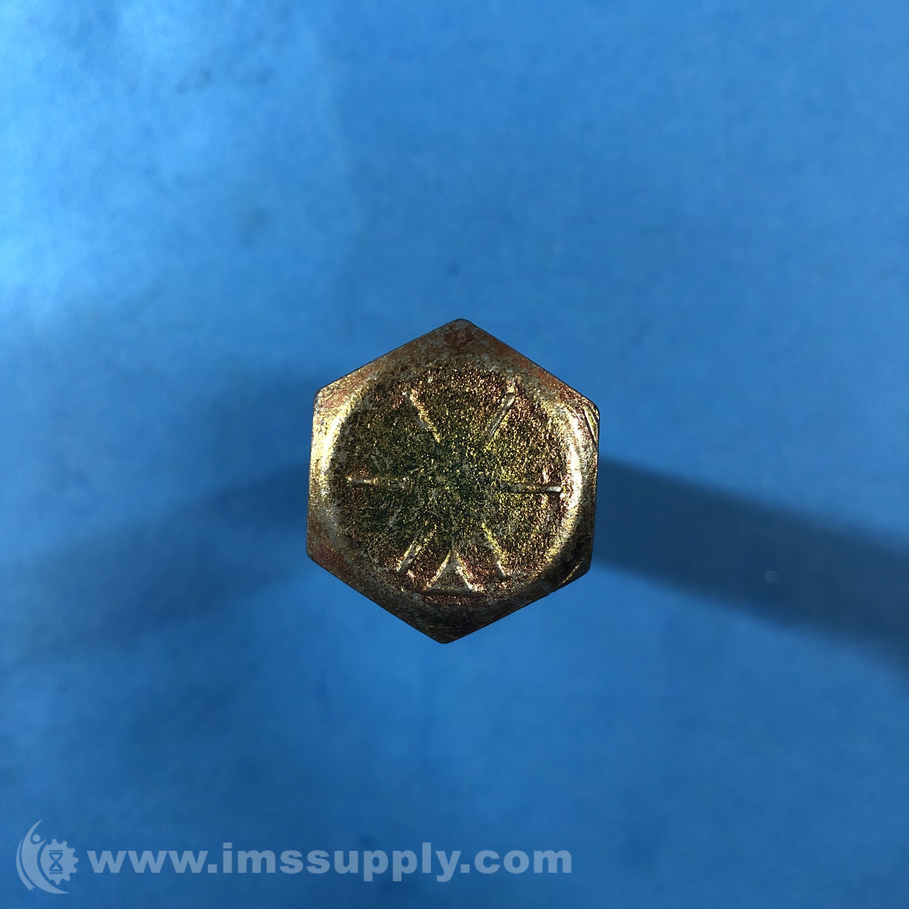 Infasco Hex Head Grade 8 Yellow Zinc Partially Threaded Screw IMS Supply