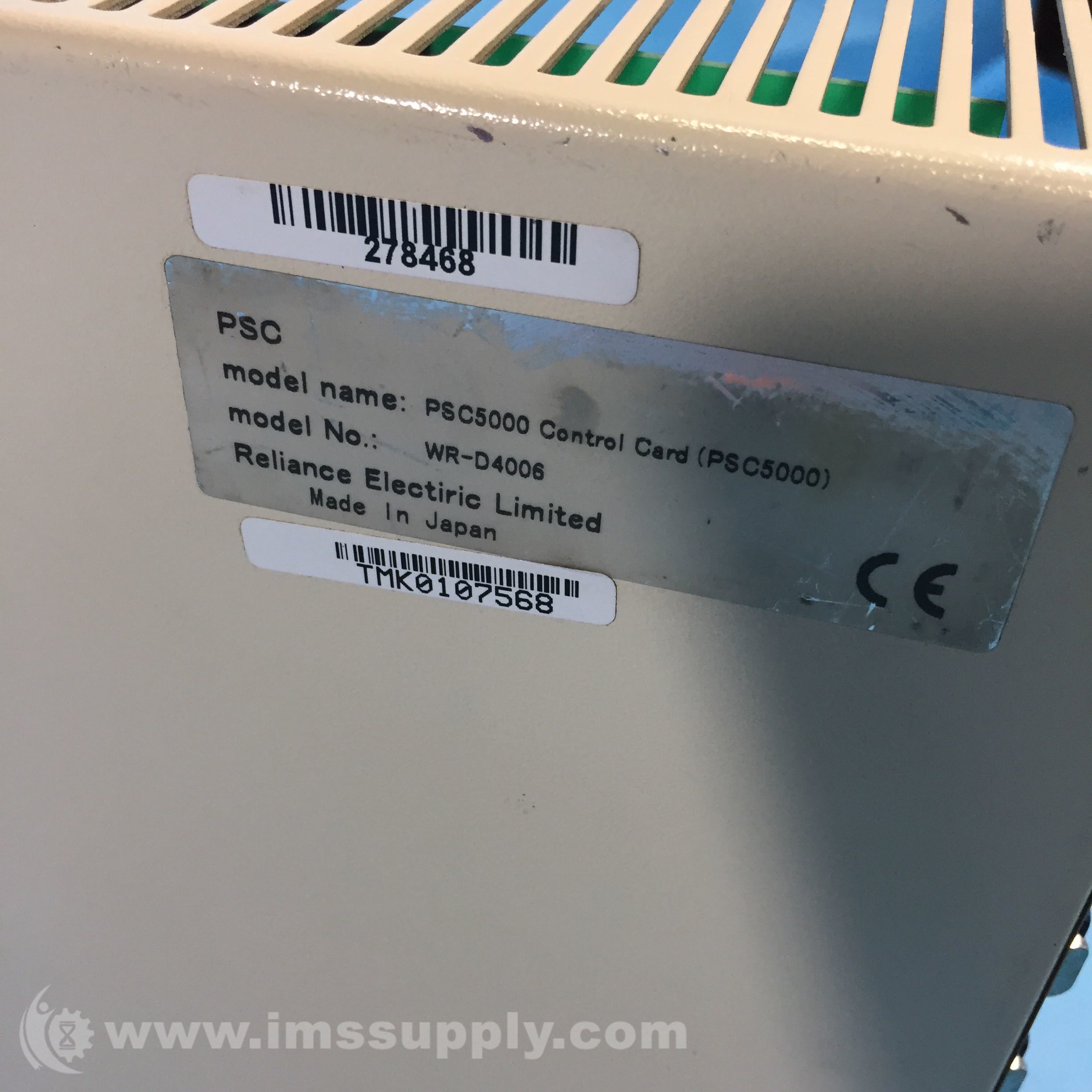 Reliance Electric WR-D4006-A PSC5000 Control Card - IMS Supply