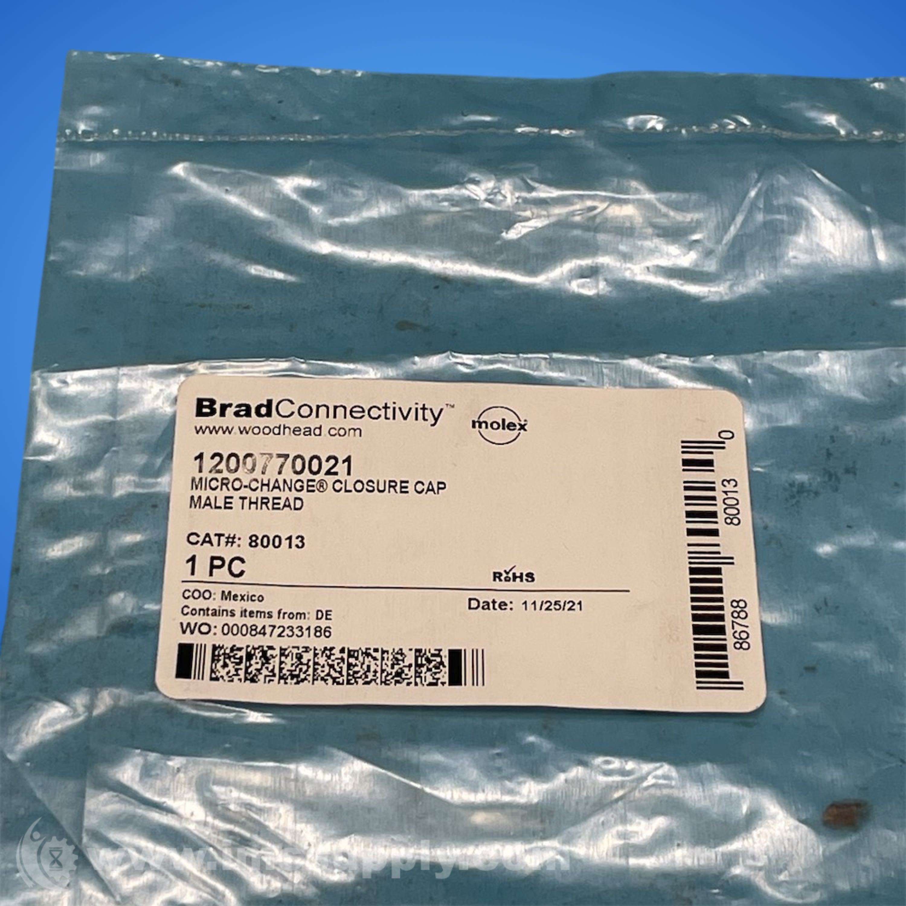 Molex 80013 DC MIC Closure Cap - IMS Supply
