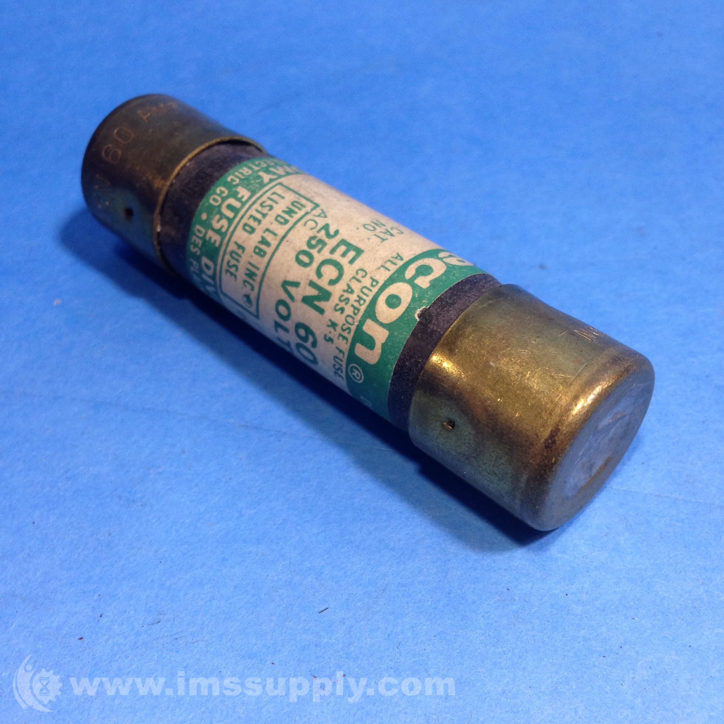 Federal Pacific ECN 60 Fuse 60AMP 250V Time Delay ClassK9 IMS Supply