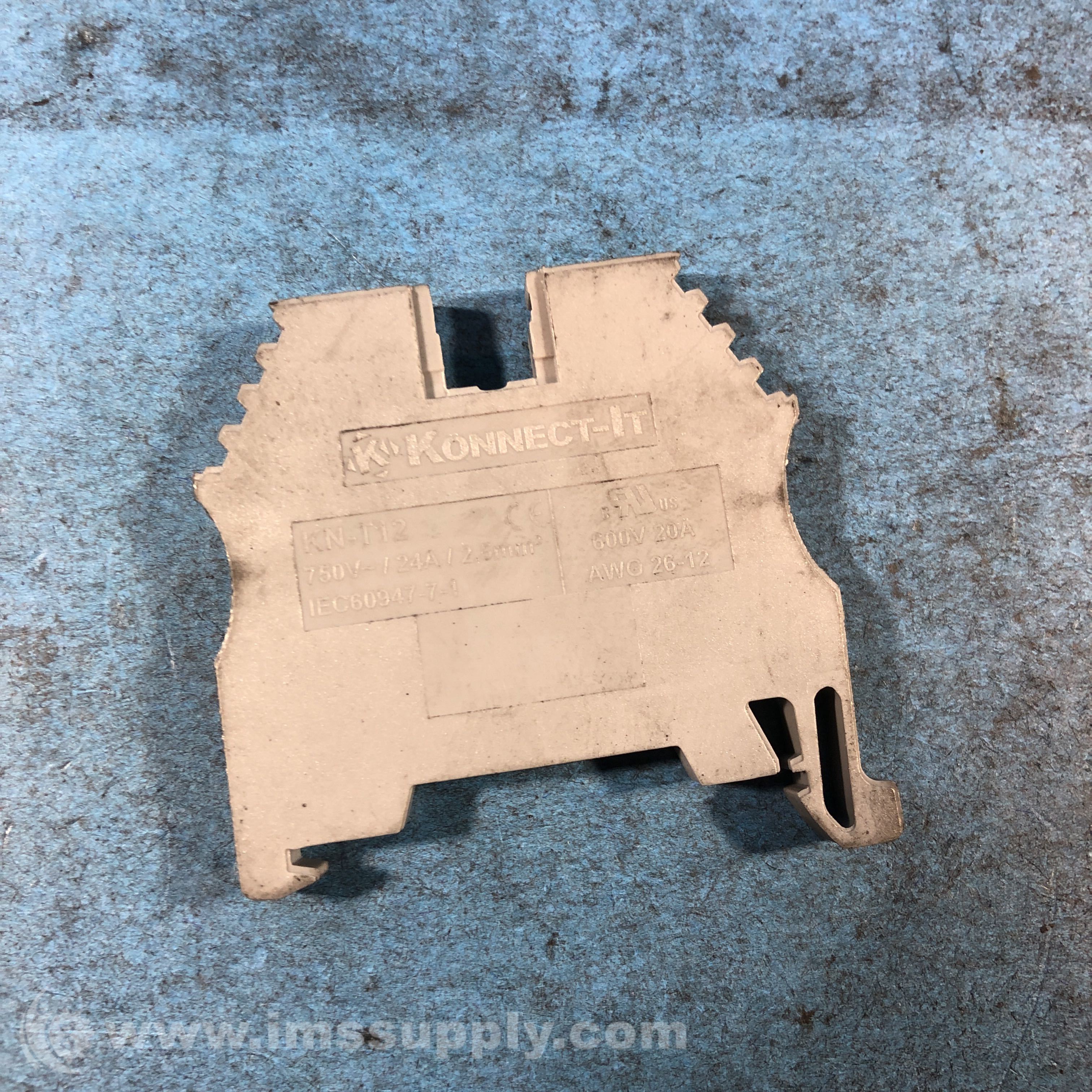 Konnect-It KN-T12 White Terminal Block - IMS Supply