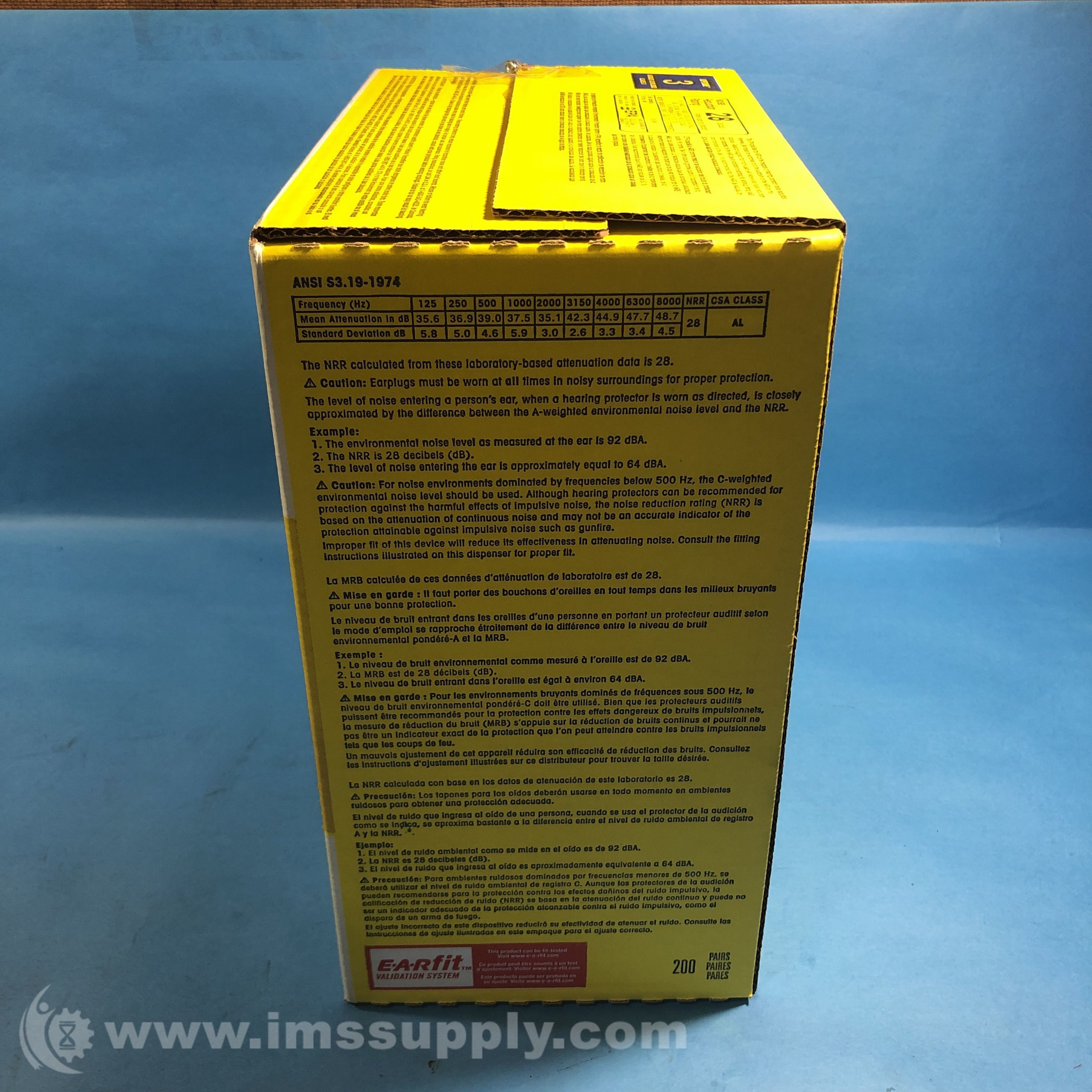 3M 312 1250 Ohr stöpsel Slow Recovery Schaum Ohr stöpsel 3M Yellow Neon Einweg O