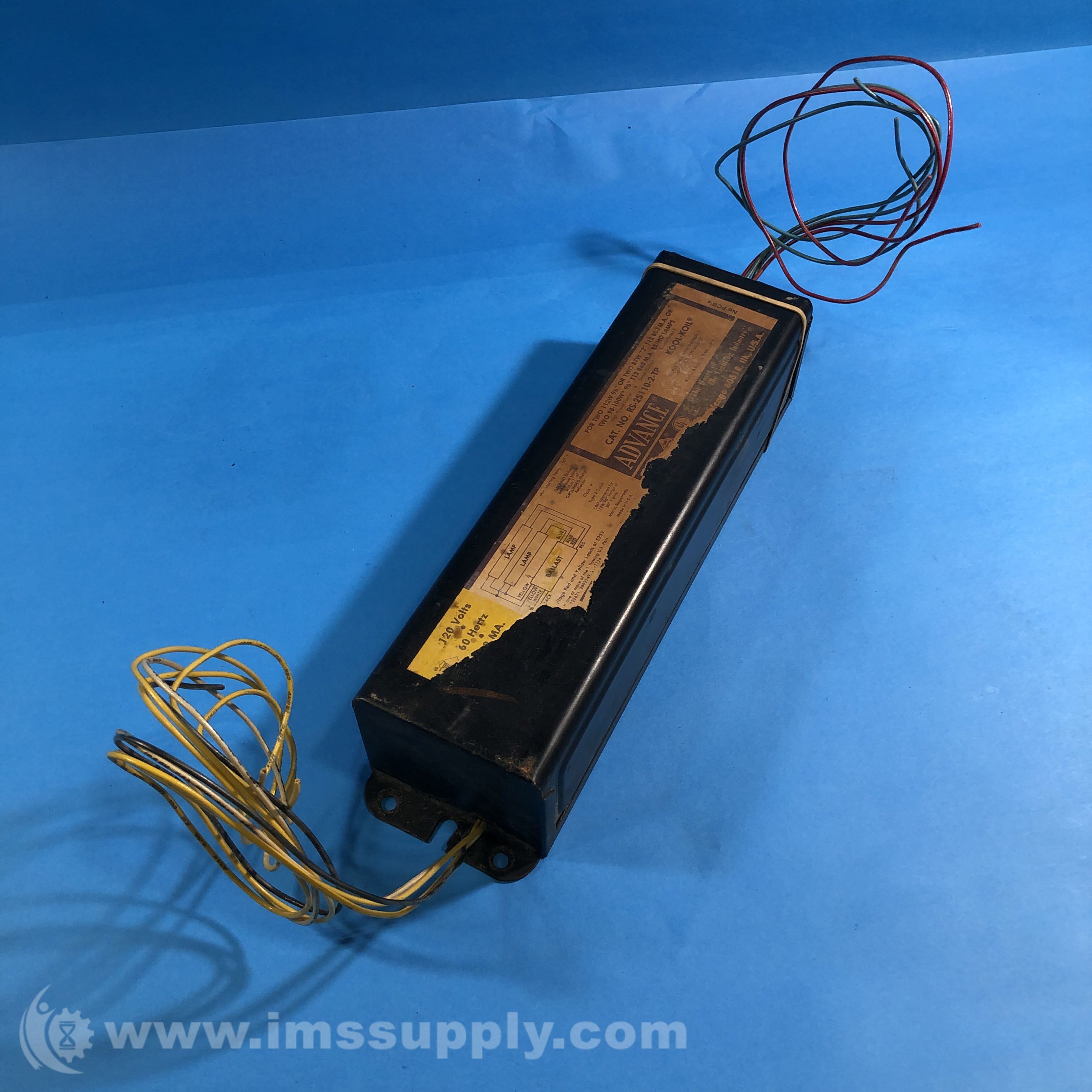 Advance RS2S1102TP Fluorescent Ballast IMS Supply