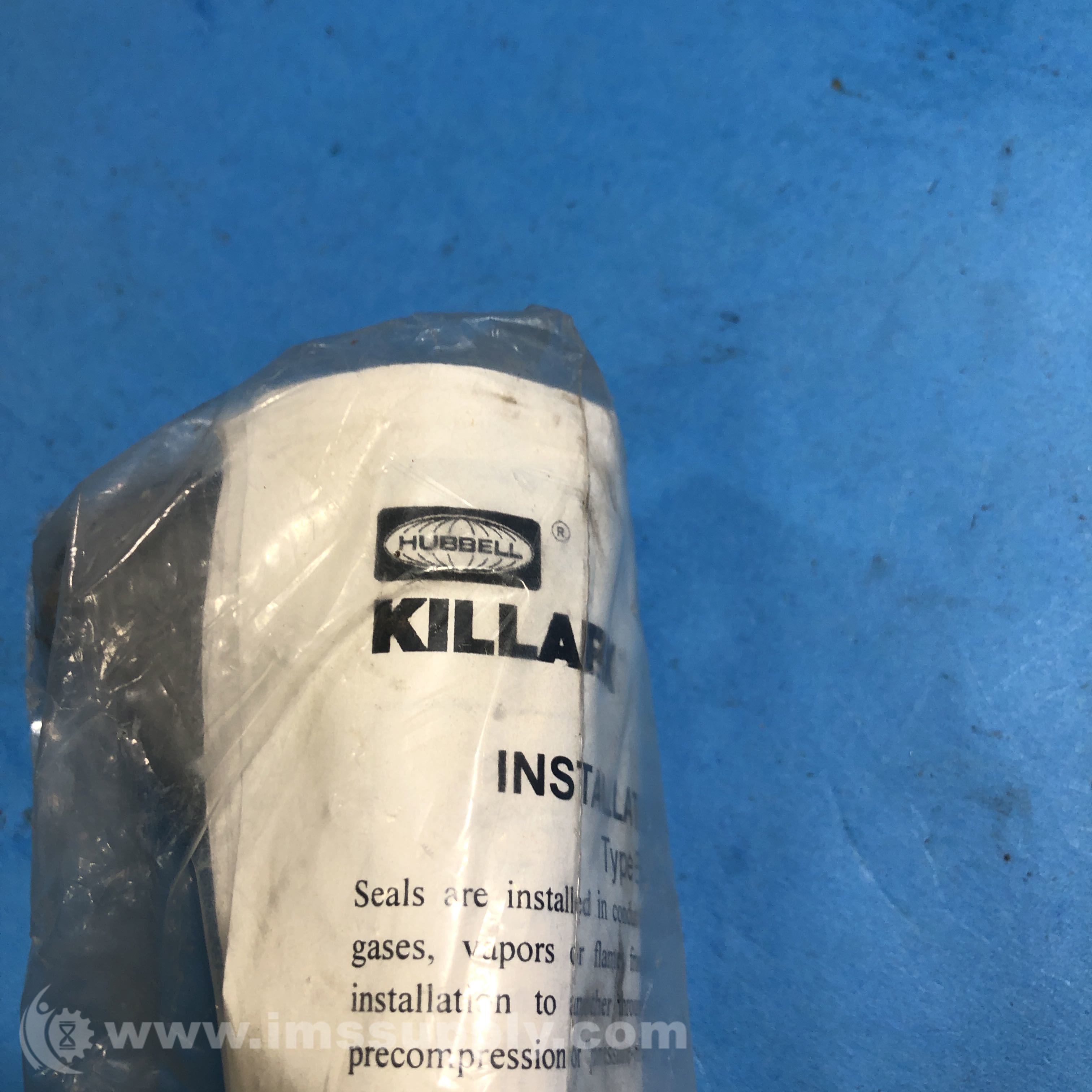 Raccordo Di Tenuta In Alluminio Killark EY-9 Per Cavi Elettrici - Misura 3 1/2, Nuovo