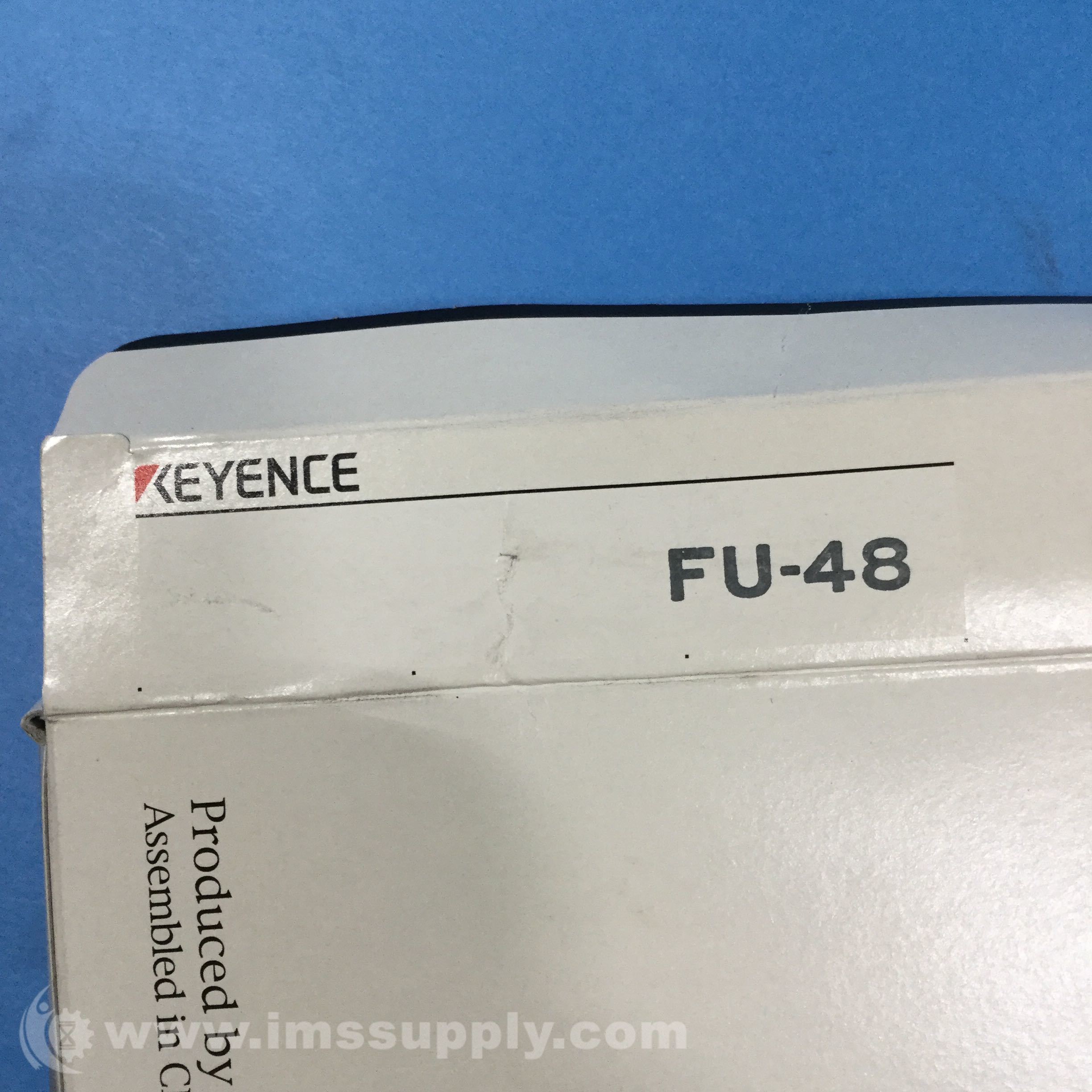 Keyence FU-48 Fiber Optic Sensor - IMS Supply