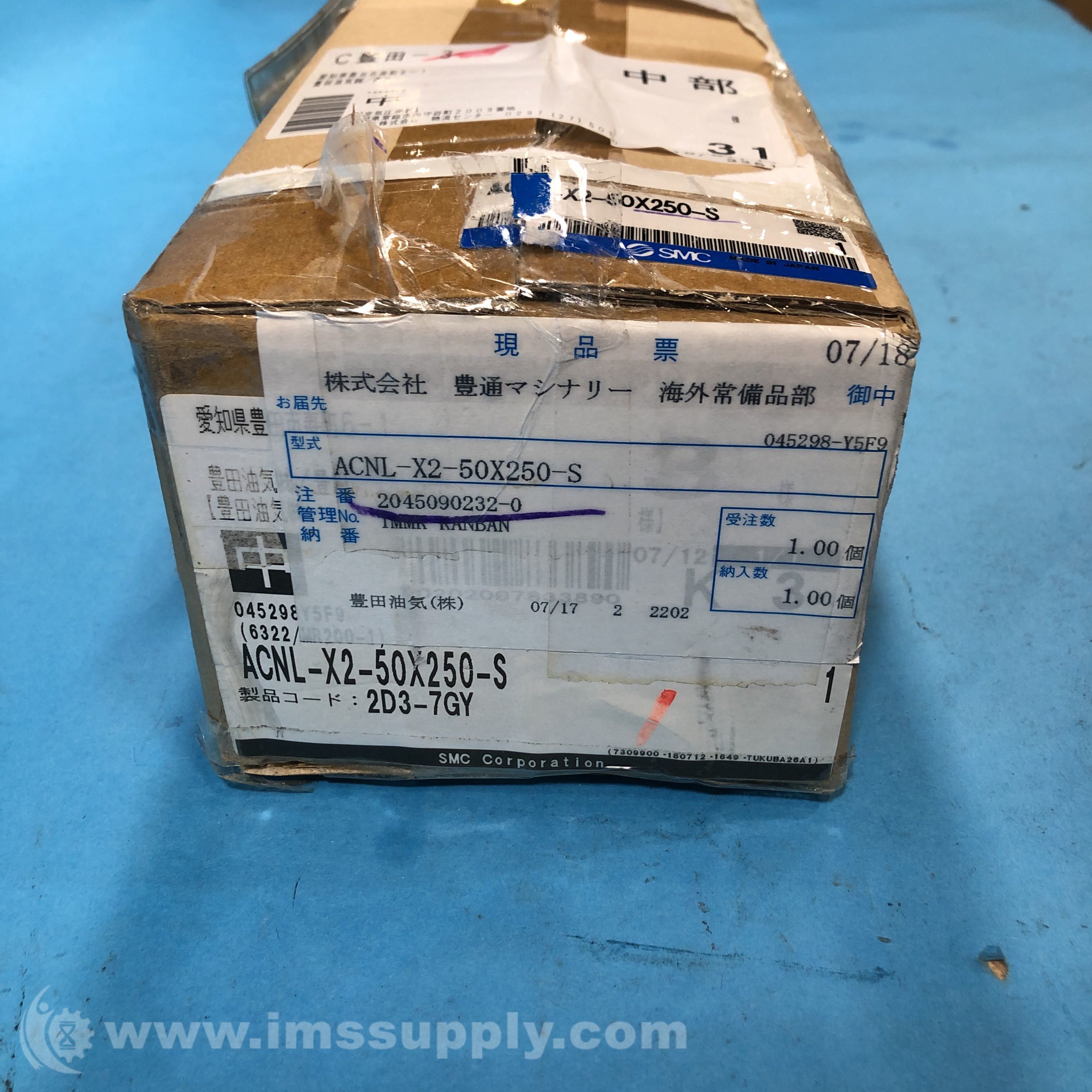 150psi USIP Details about   SMC ACNL-X2-80X150-FA-SF-5DWSC-XC18 ACNL Tie-Rod Cylinder