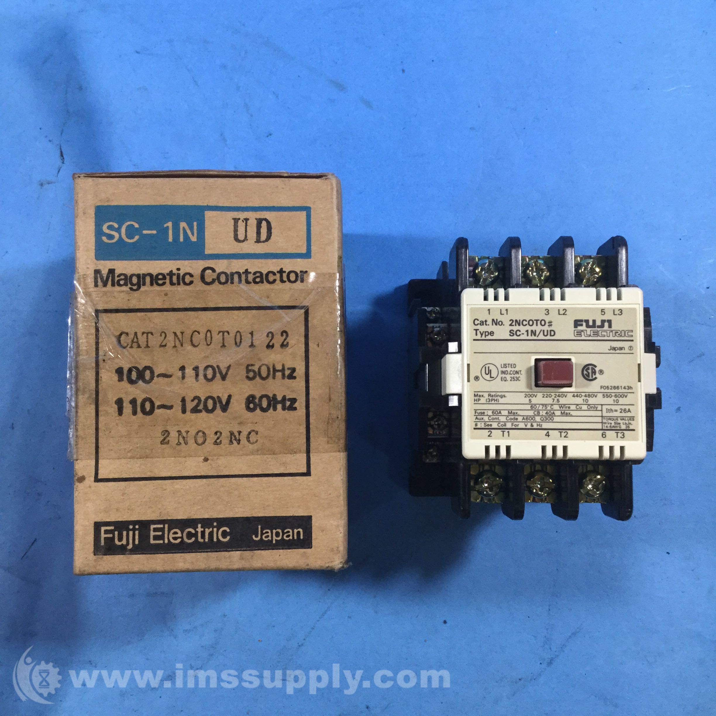 Details about   FUJI SC-1N/UL CONTACTOR 1NCOTO 