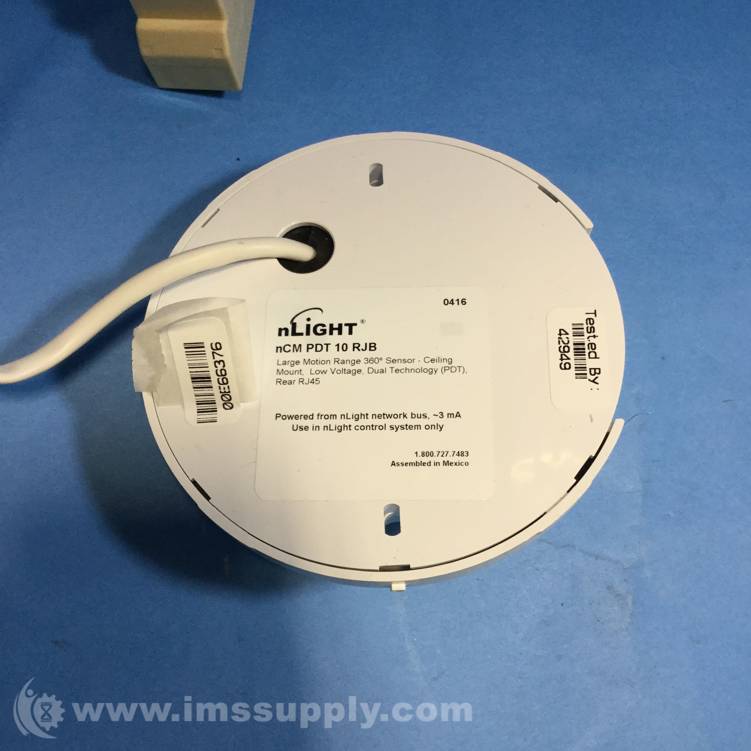 Sensor Switch nCM PDT 10 RJB Large Motion Sensor IMS Supply