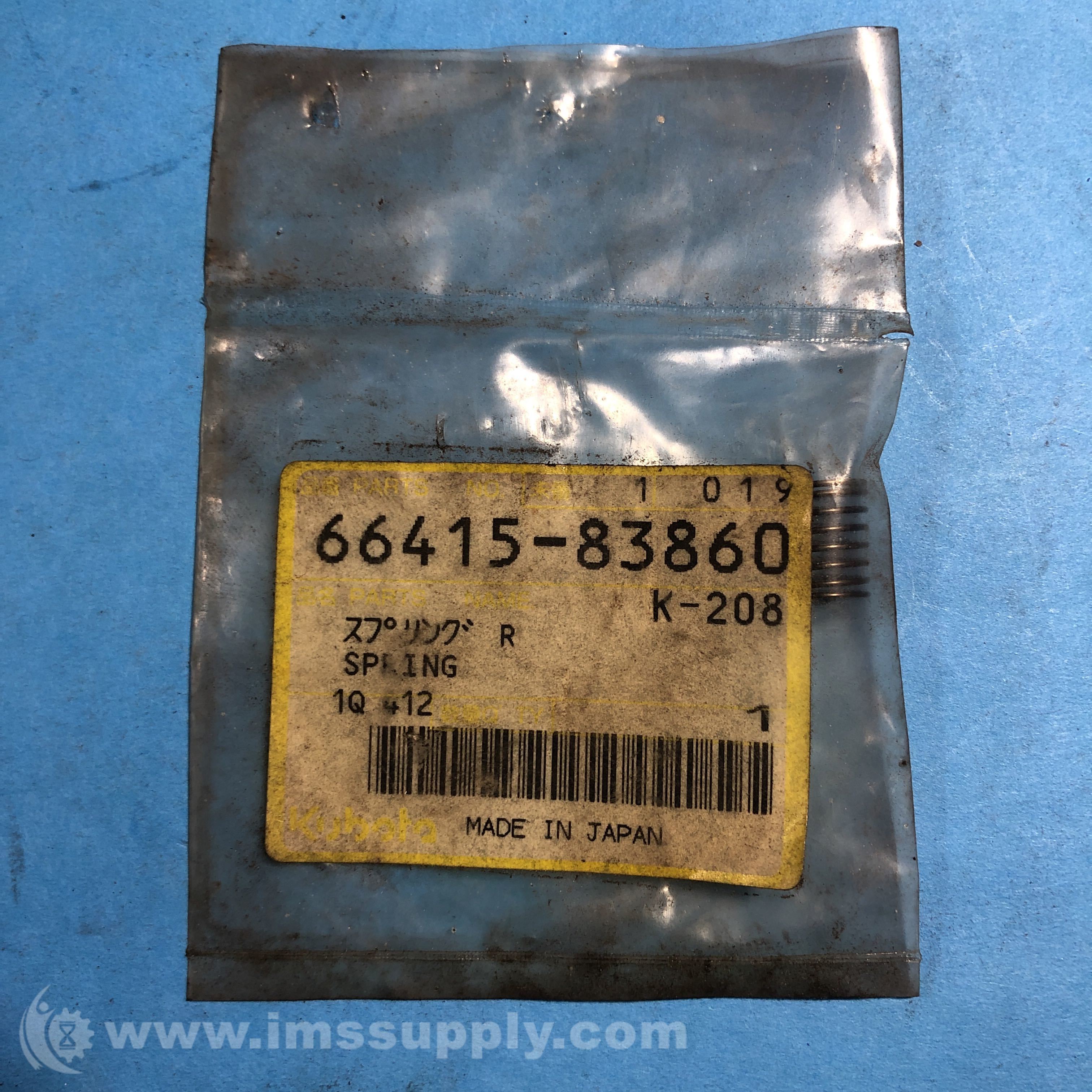 Kubota 66415-83860 Spring - IMS Supply