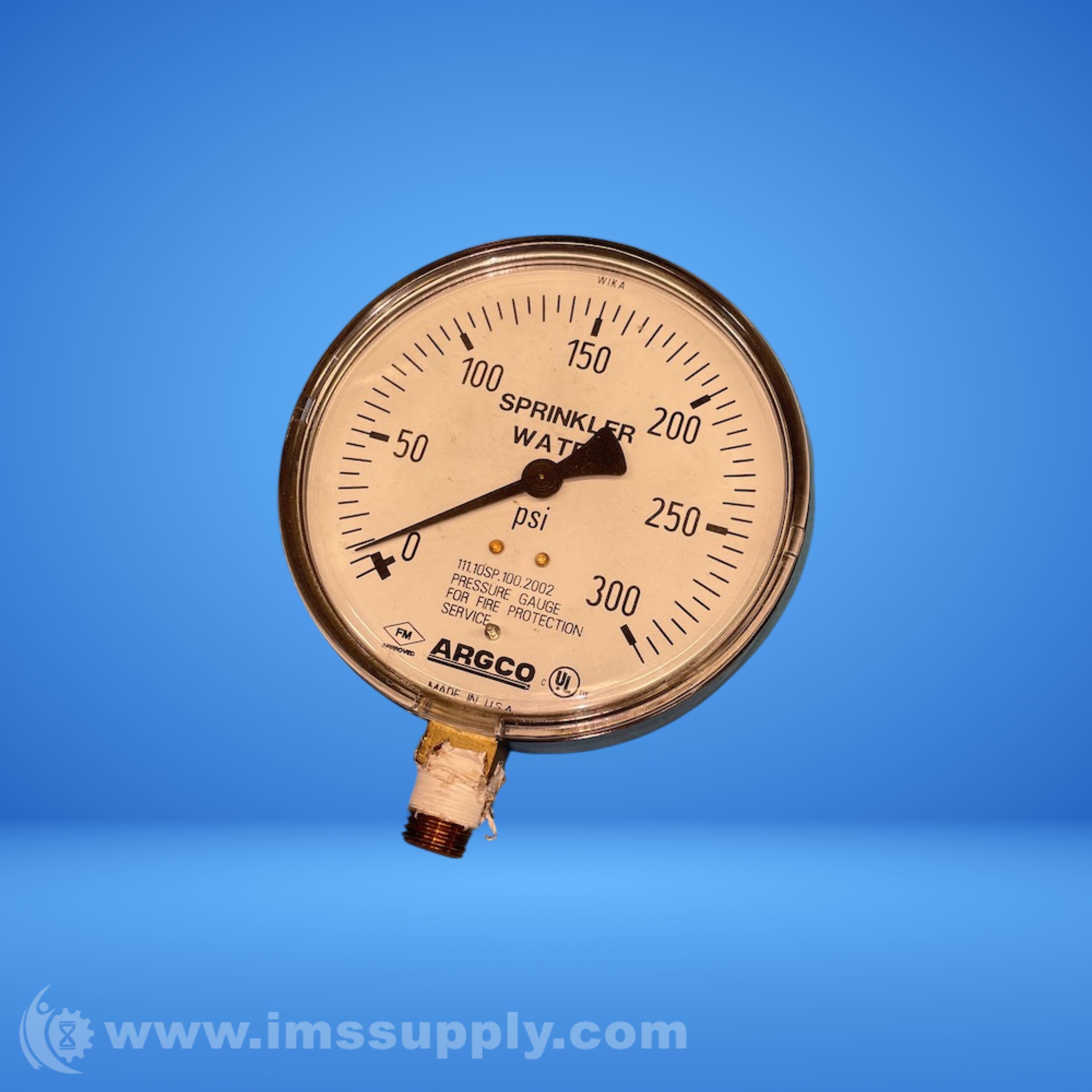 Argco 111.10SP.100.2002 4 Pressure Gauge - IMS Supply