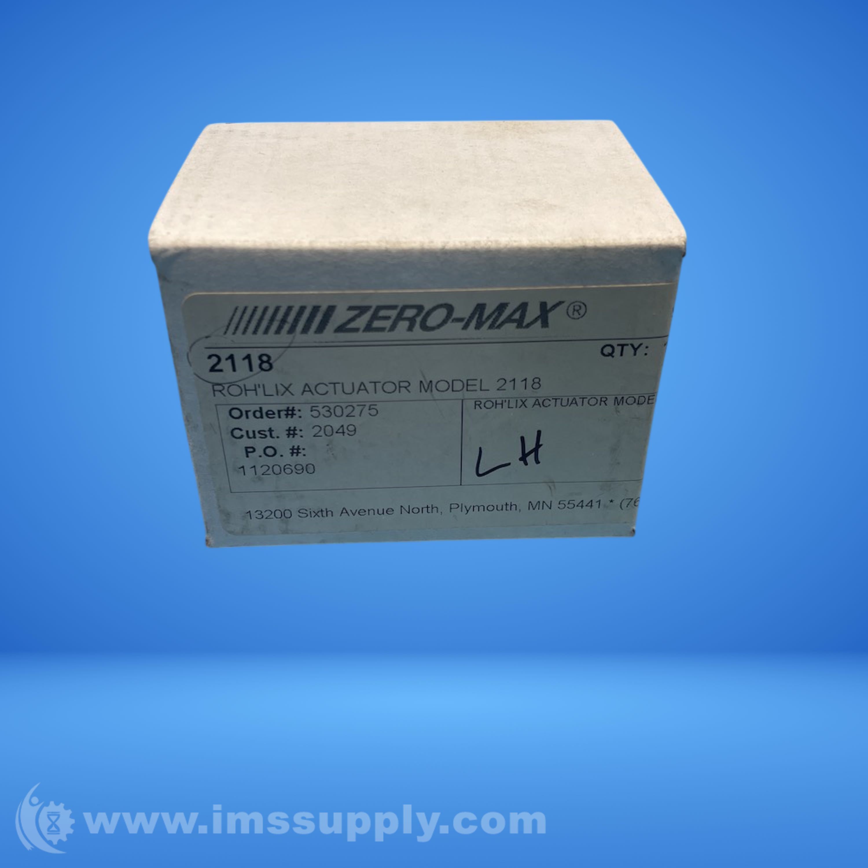 Zero Max 2118 Rohlix Actuator - IMS Supply