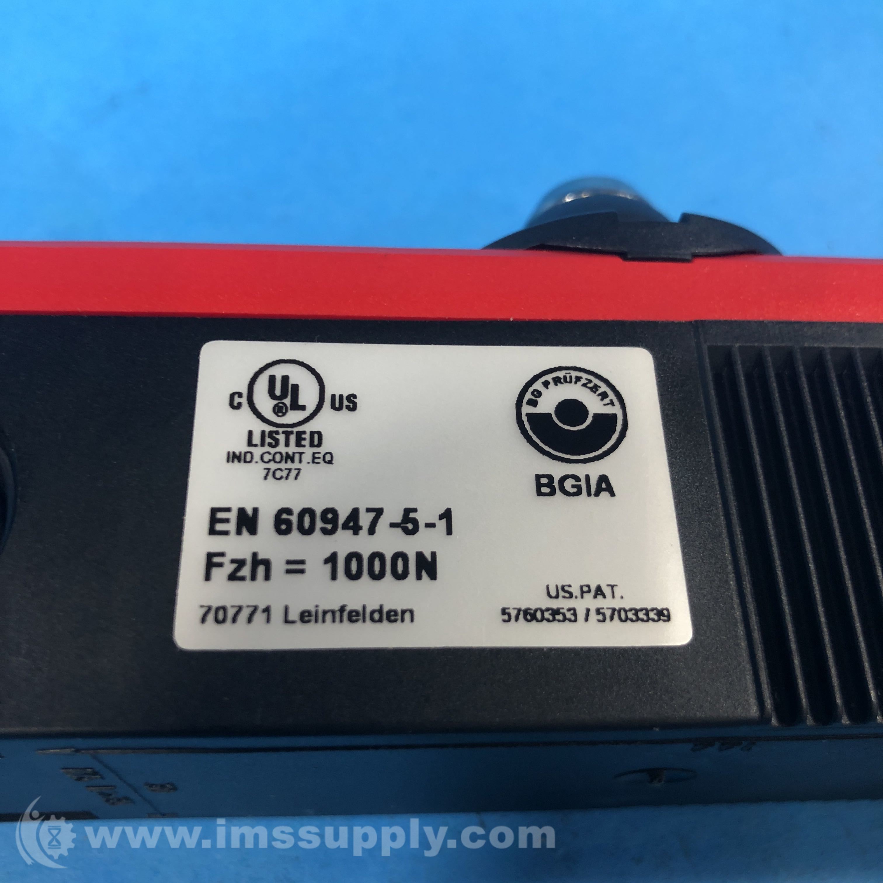 Euchner TP3537A024MC1844 Safety Switch IMS Supply