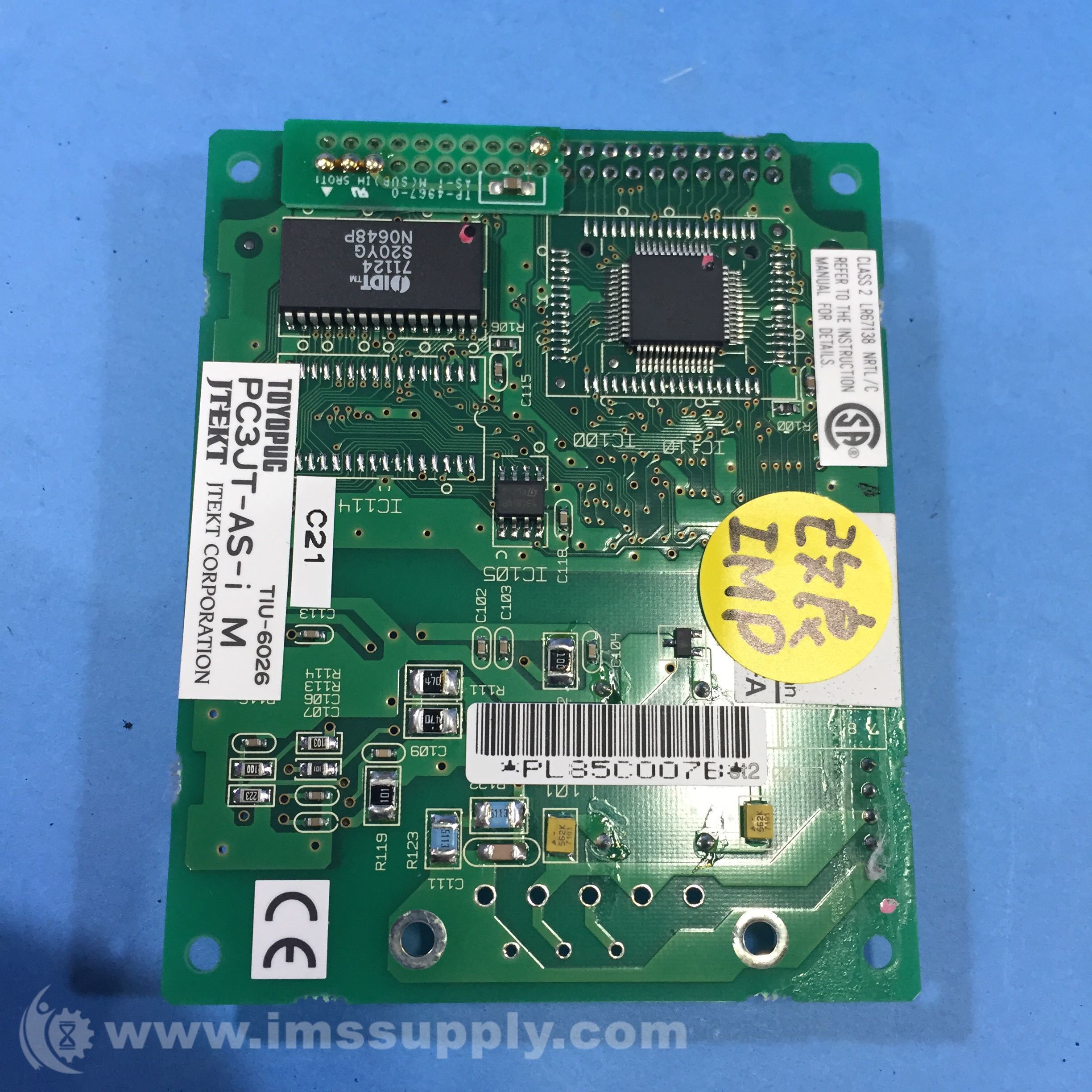 Toyopuc TIU-6026 PC3JT-AS-i M Circuit Board - IMS Supply Toyopuc TIU-6026 PC3JT-AS-i M Circuit Board - IMS Supply