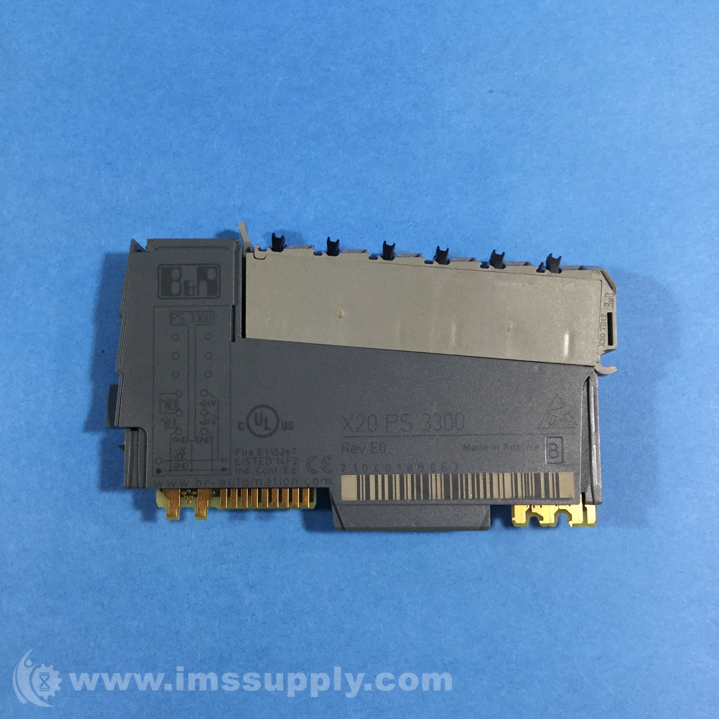 B&R X20 PS 3300 24 Vdc Supply Module For I/O and Bus - IMS Supply