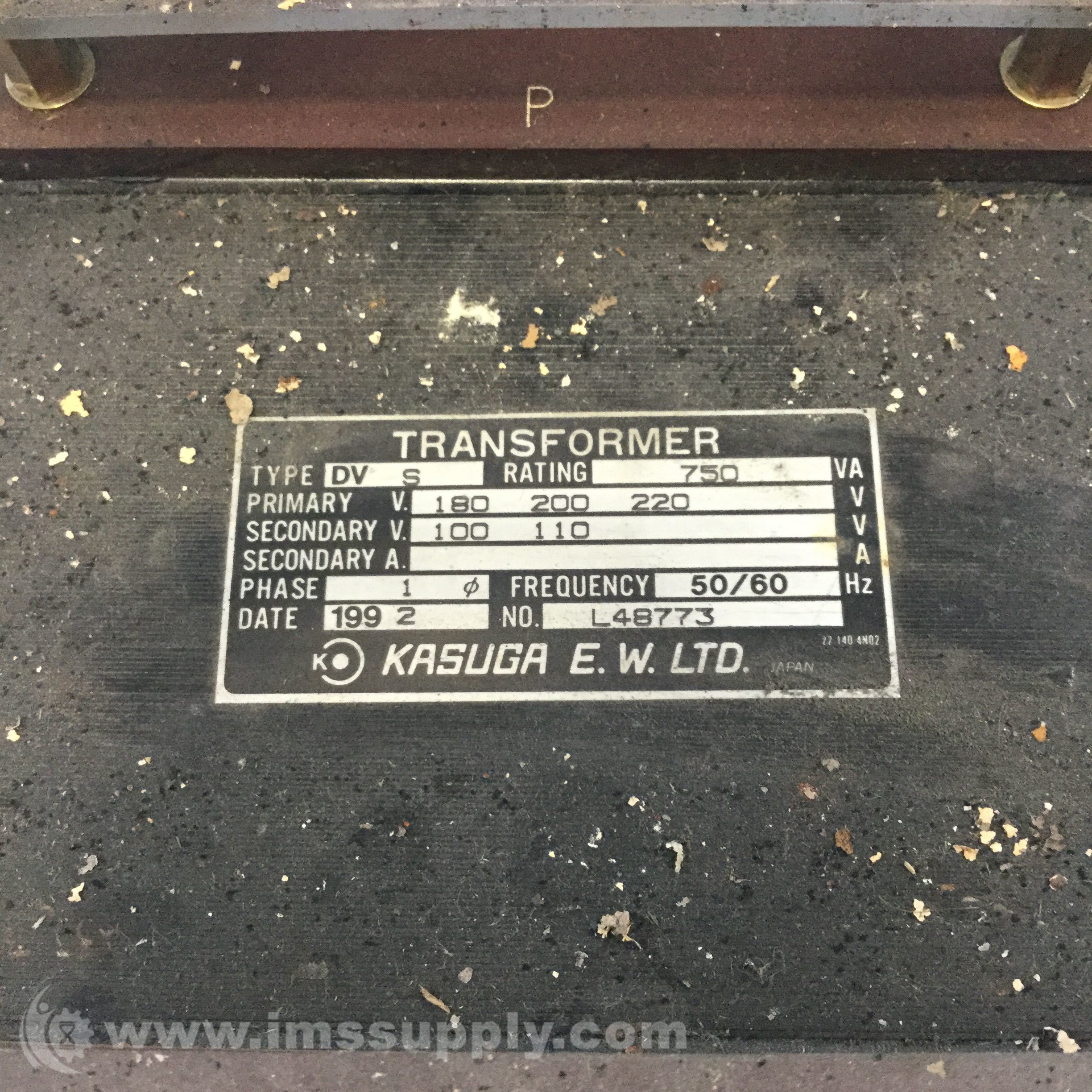 Details about   Kasuga Transformer 200-220v to 100-18-20V Used 230 VA Type DVS230DX WARRANTY 