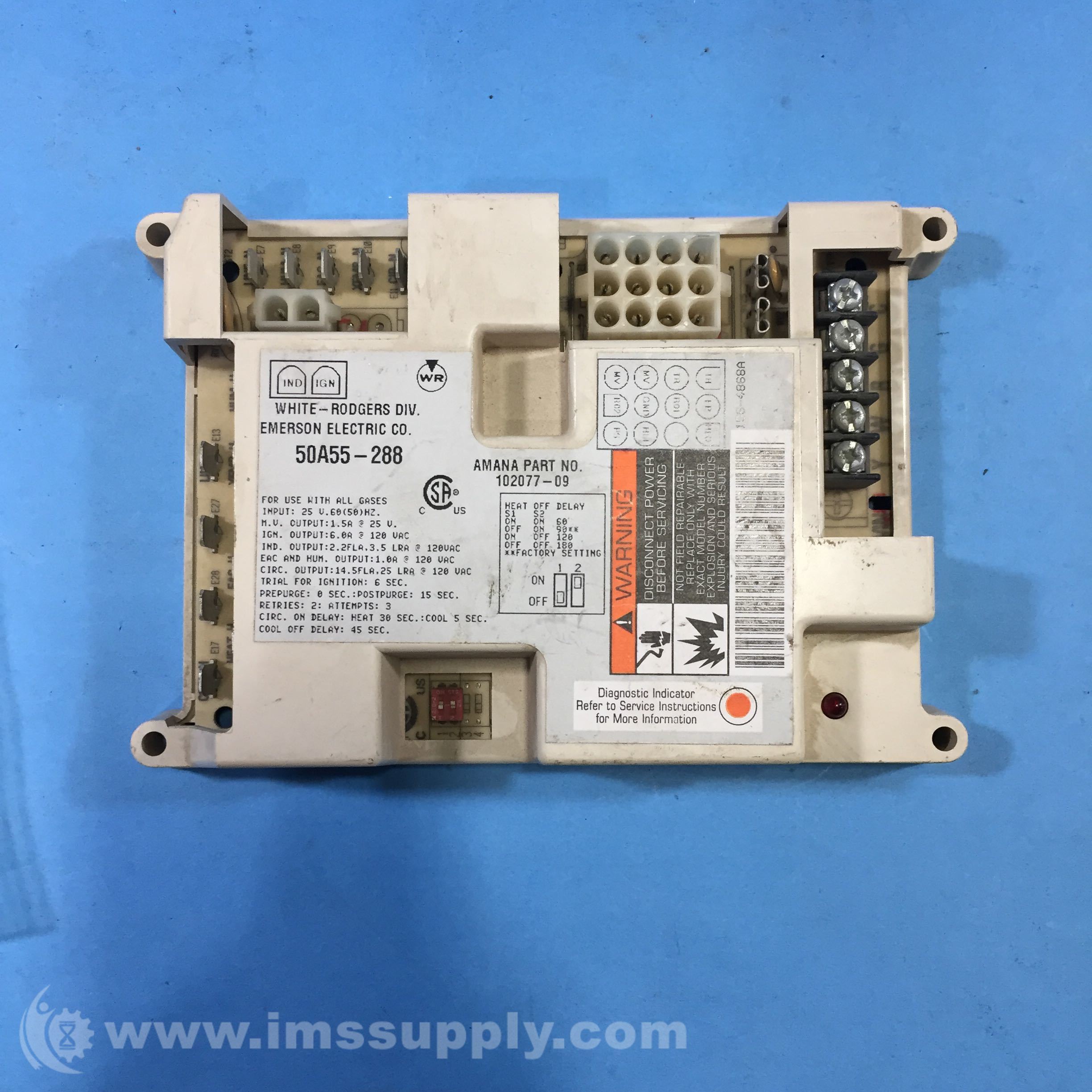 Circuito Di Controllo Forno White Rodgers 50T55-288-01 102077-15 Usato